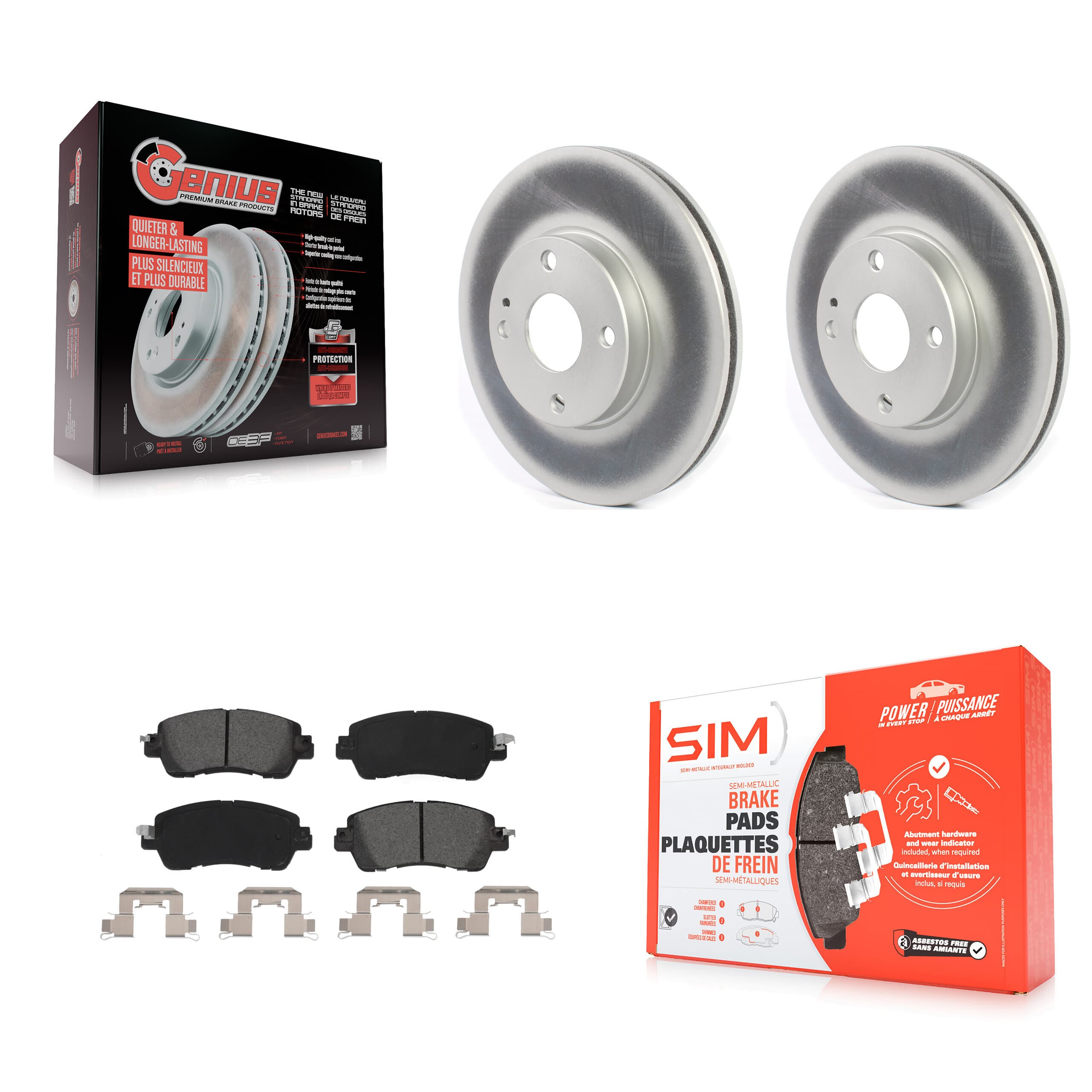 Transit Auto - KGS-101802 - Front Disc Brake Kits image 1