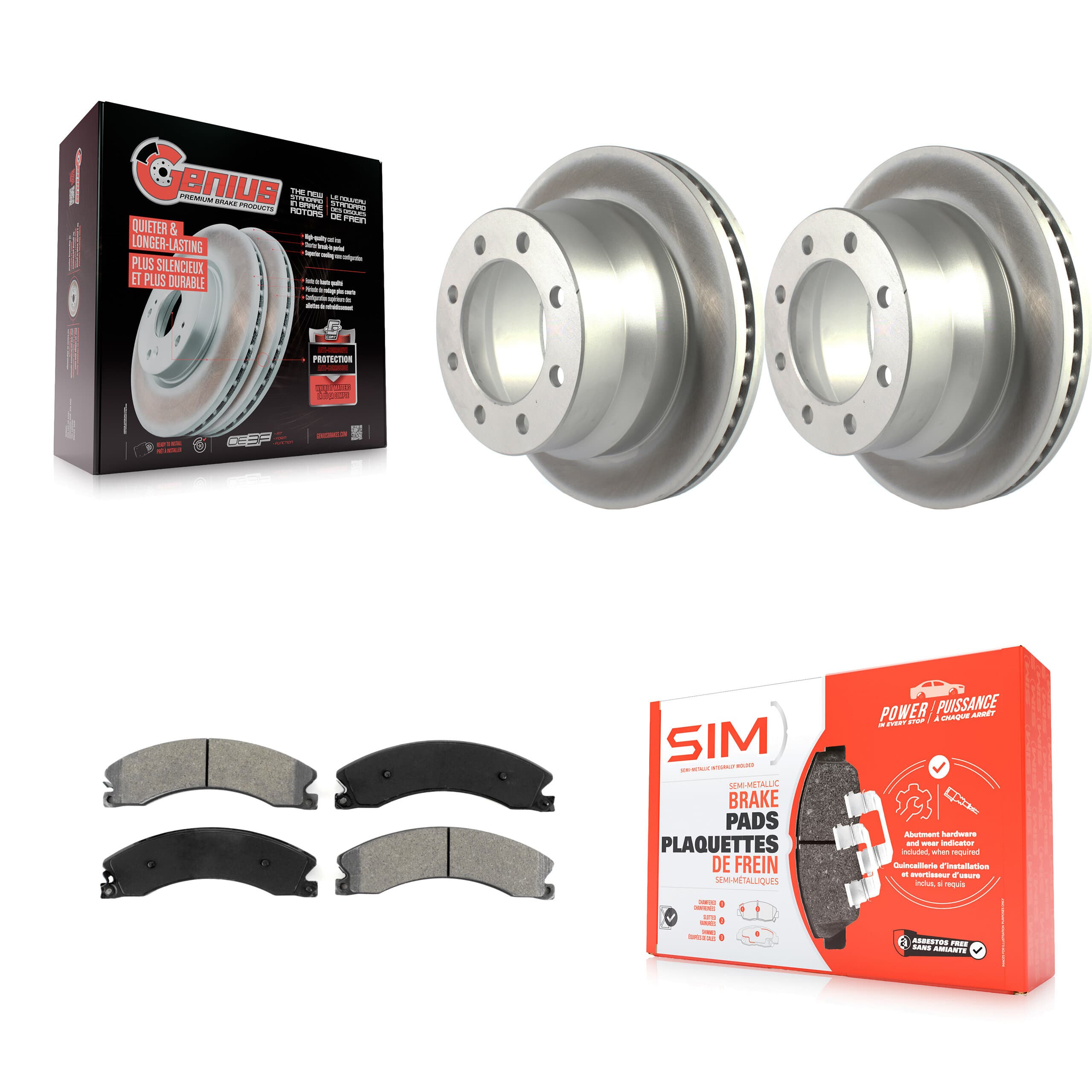 Transit Auto - KGS-101858 - Rear Disc Brake Kits image 1