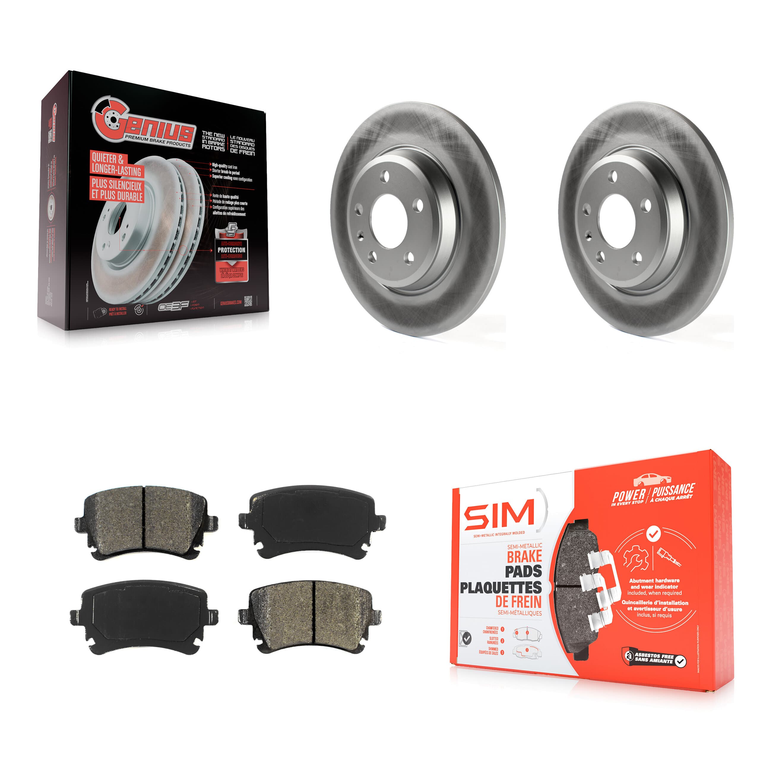 Transit Auto - KGS-101870 - Rear Disc Brake Kits image 1