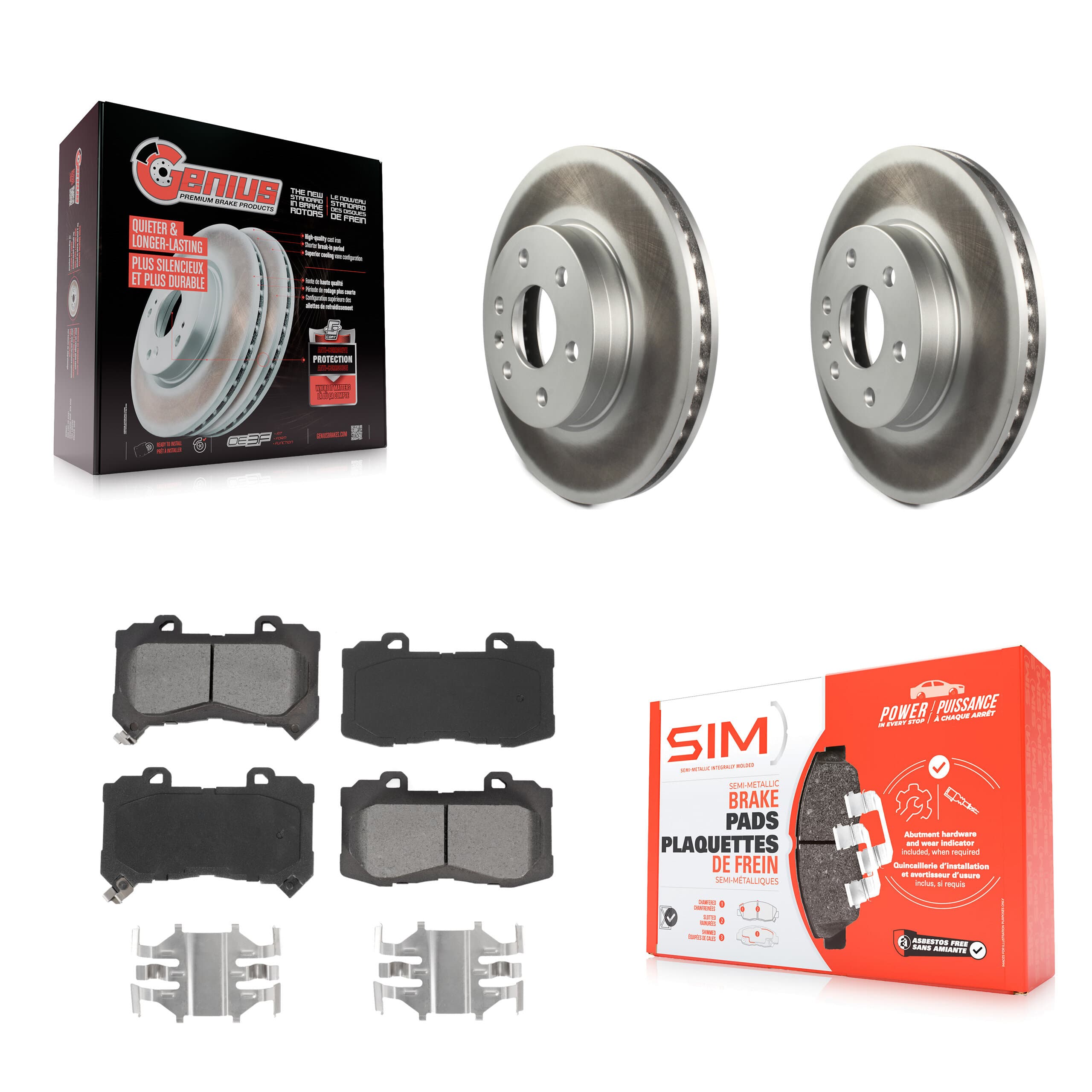 Transit Auto - KGS-101908 - Front Disc Brake Kits image 1