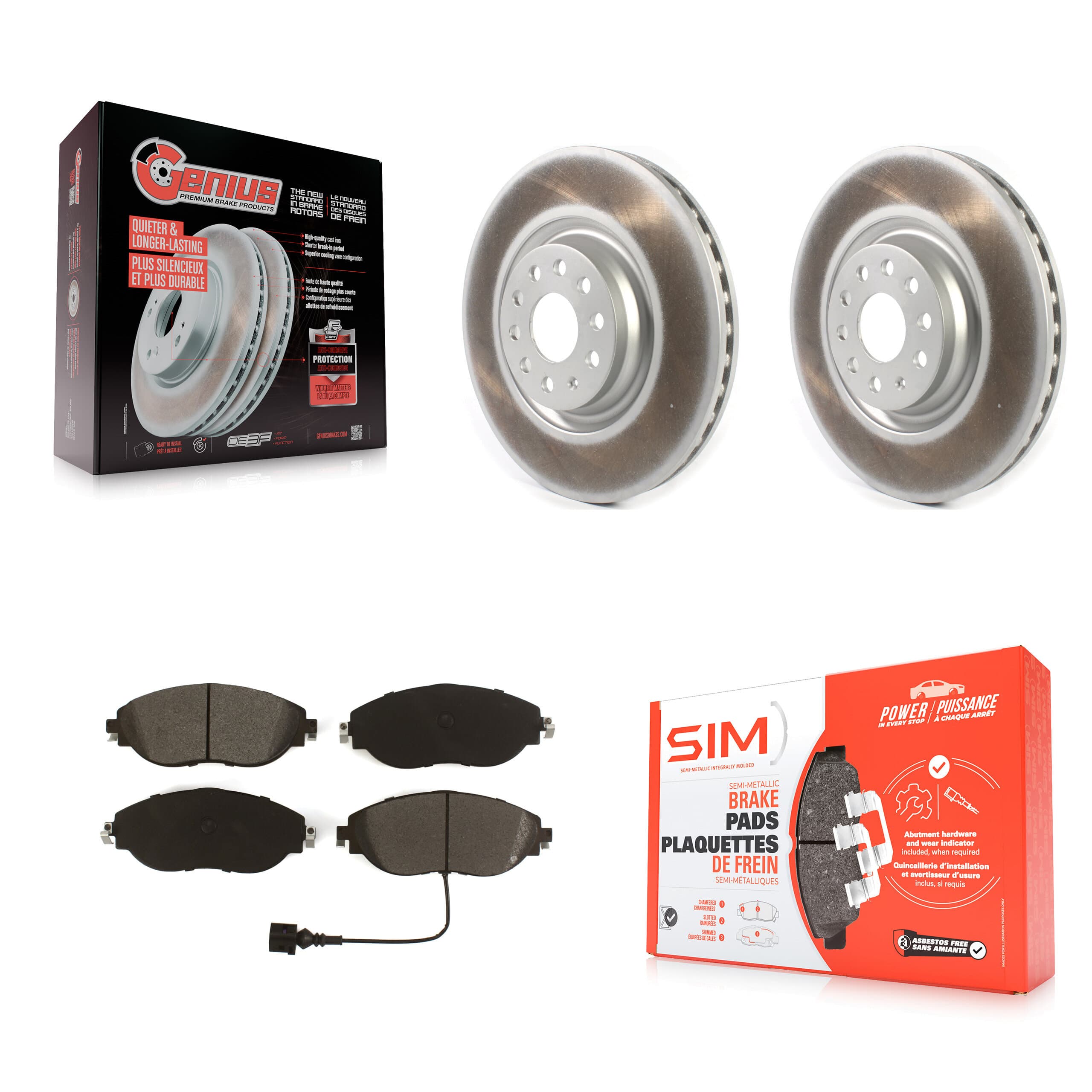 Transit Auto - KGS-101932 - Front Disc Brake Kits image 1
