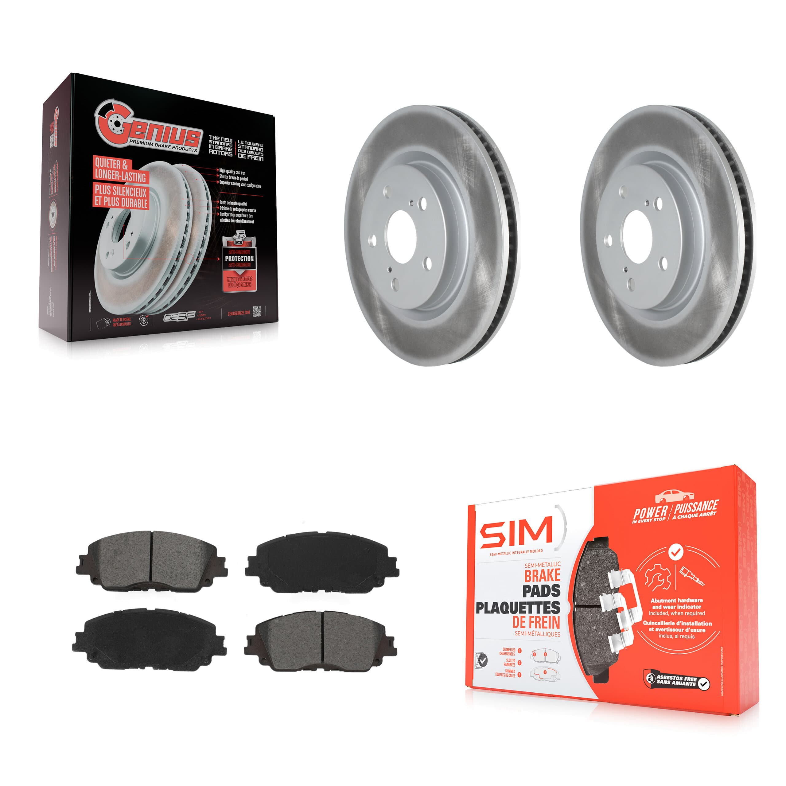 Transit Auto - KGS-101936 - Front Disc Brake Kits image 1
