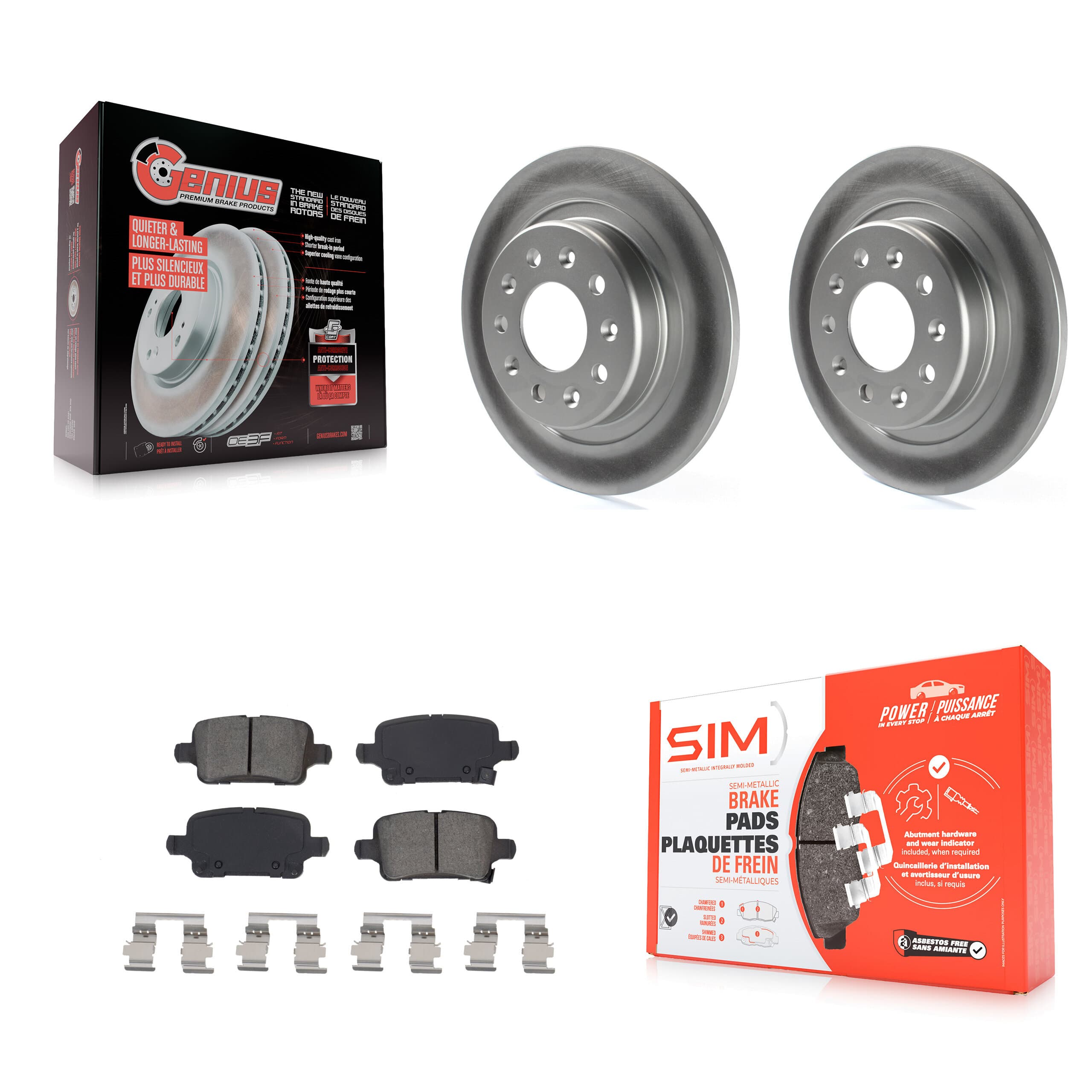 Transit Auto - KGS-102007 - Rear Disc Brake Kits image 1