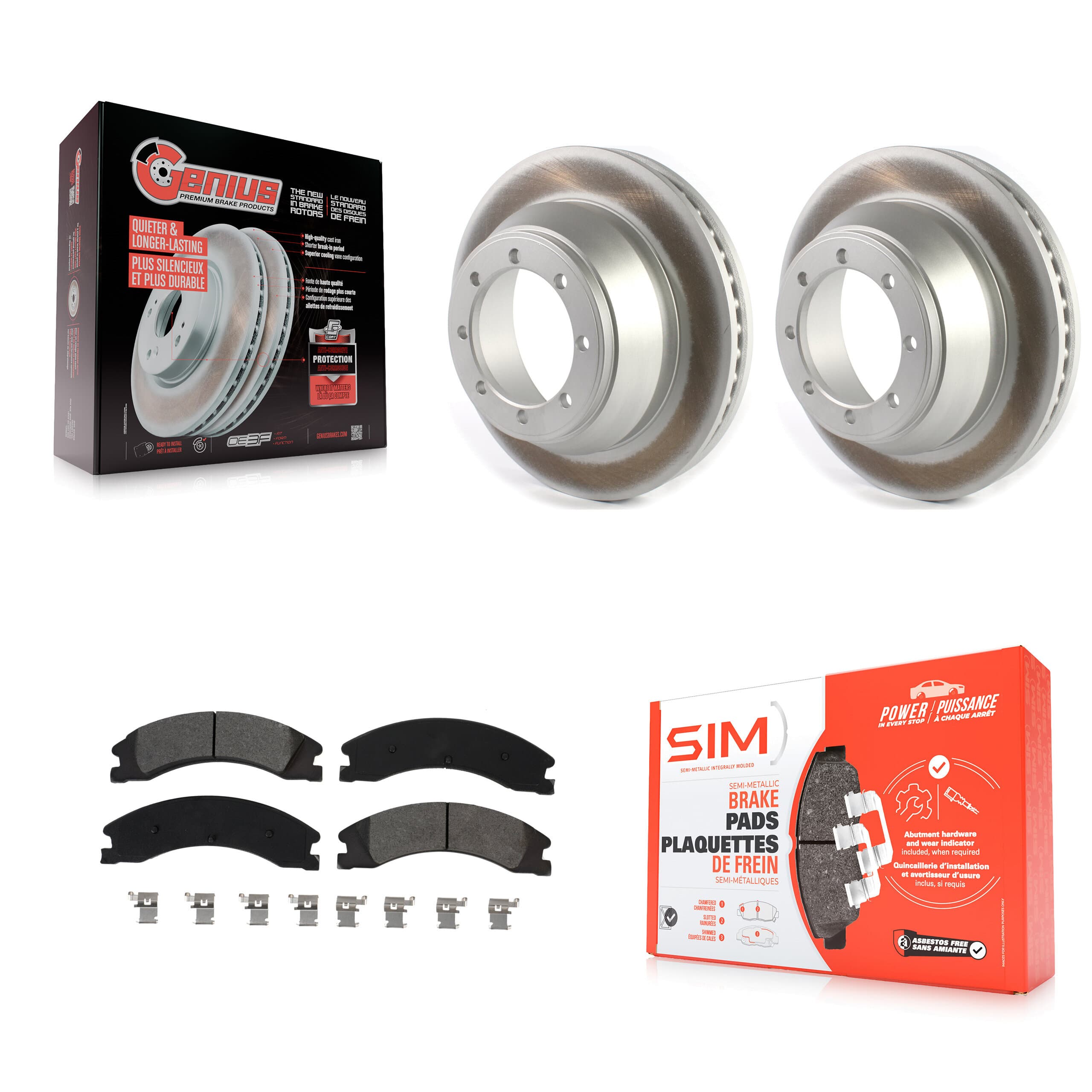 Transit Auto - KGS-102092 - Rear Disc Brake Kits image 1