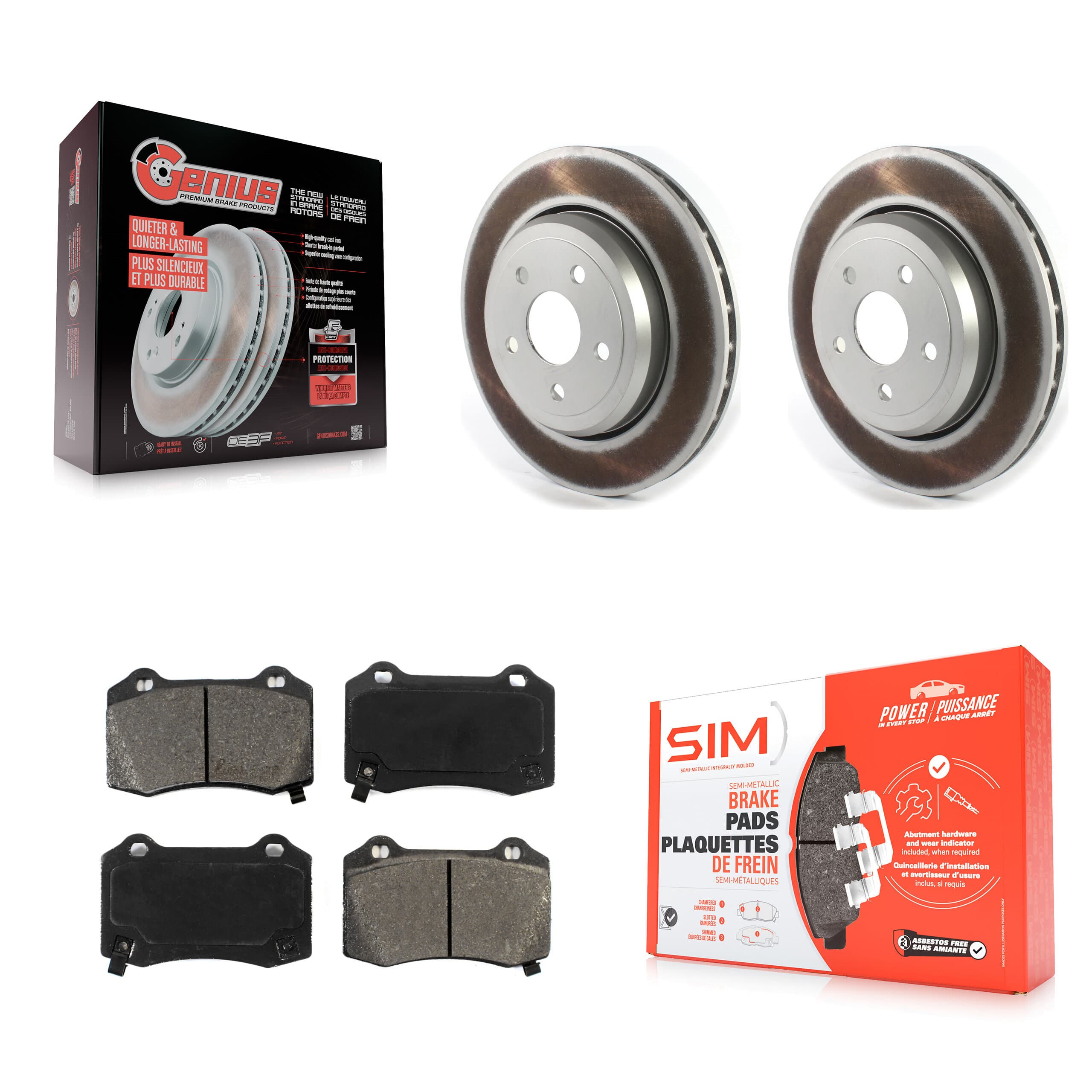 Transit Auto - KGS-102093 - Rear Disc Brake Kits image 1