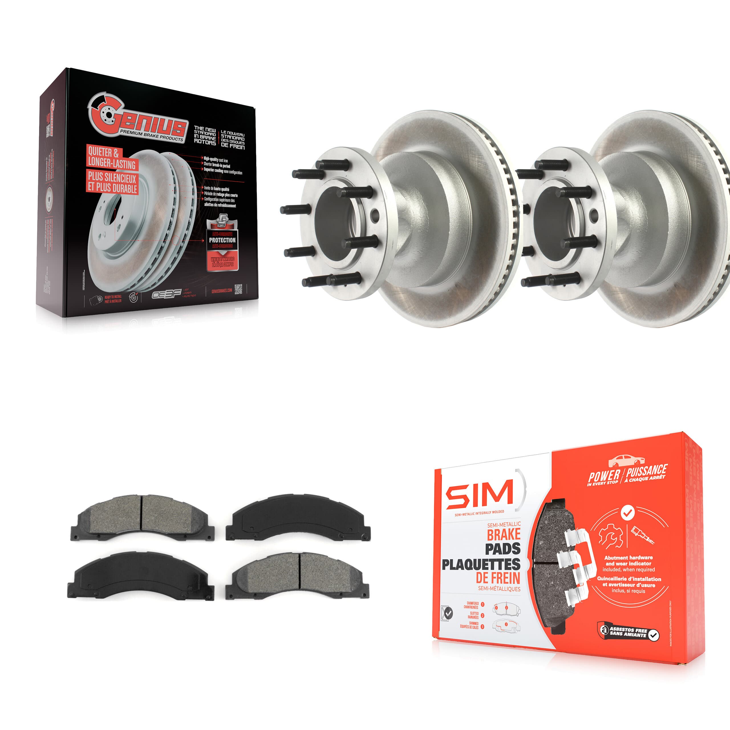 Transit Auto - KGS-102095 - Front Disc Brake Kits image 1