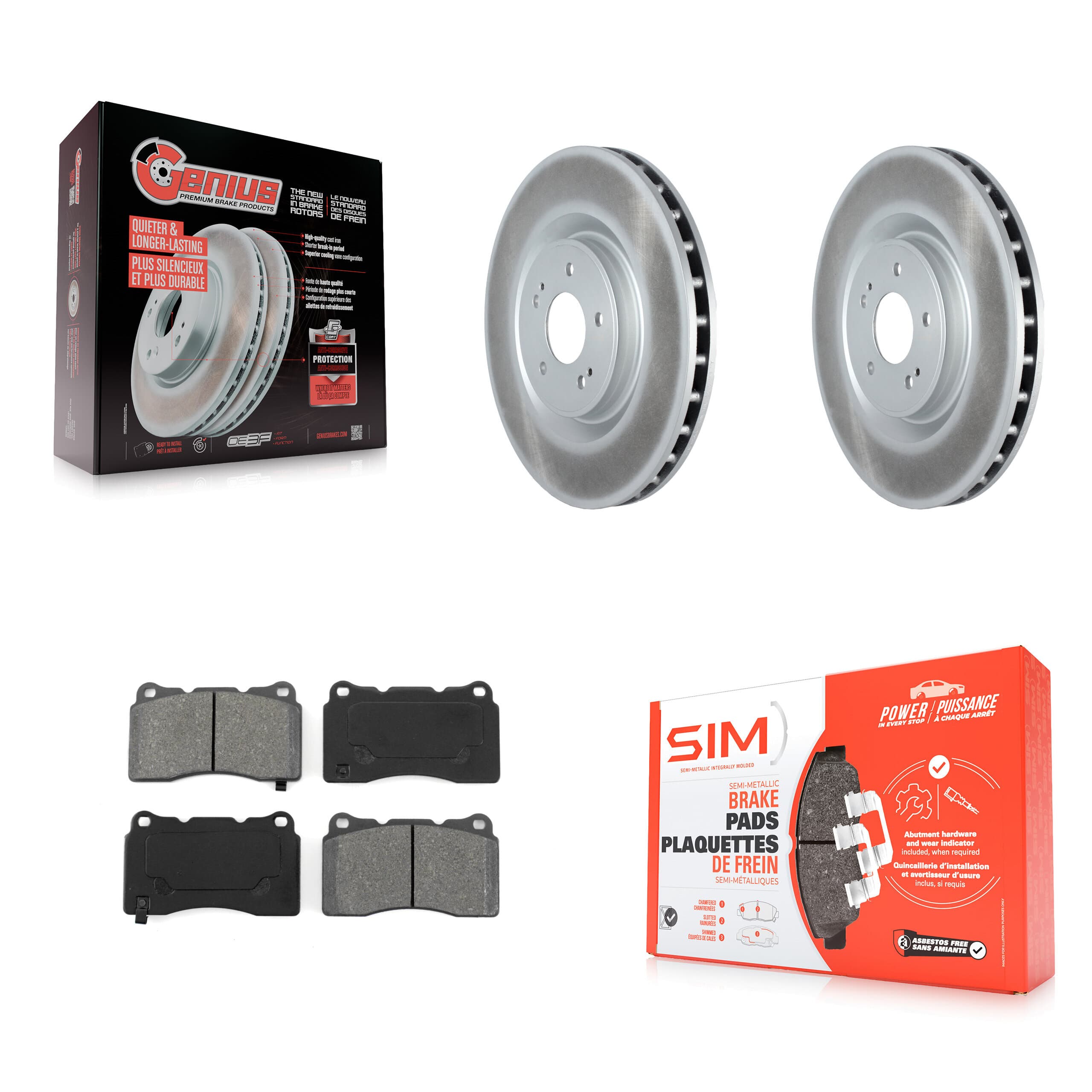 Transit Auto - KGS-102130 - Front Disc Brake Kits image 1