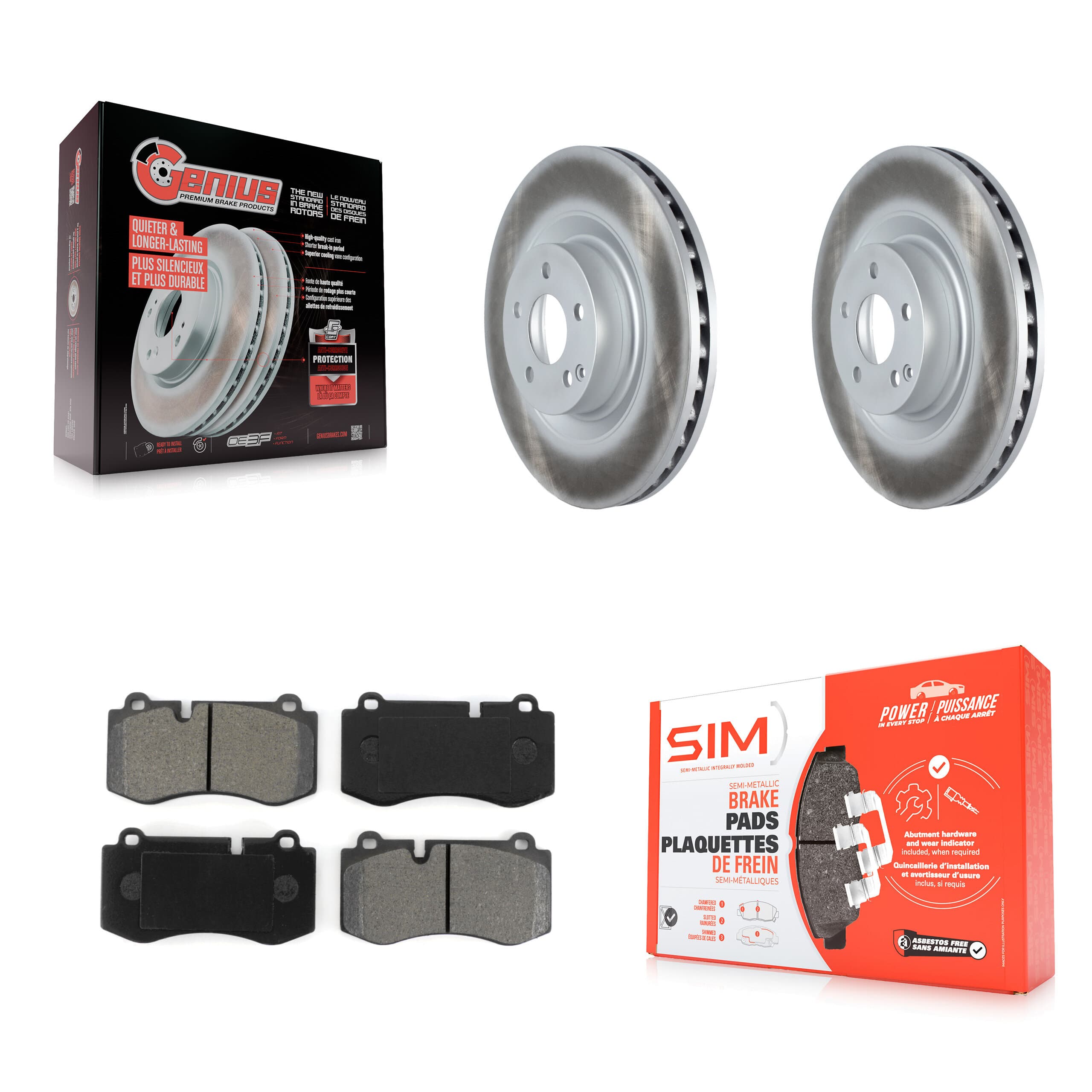 Transit Auto - KGS-102134 - Front Disc Brake Kits image 1