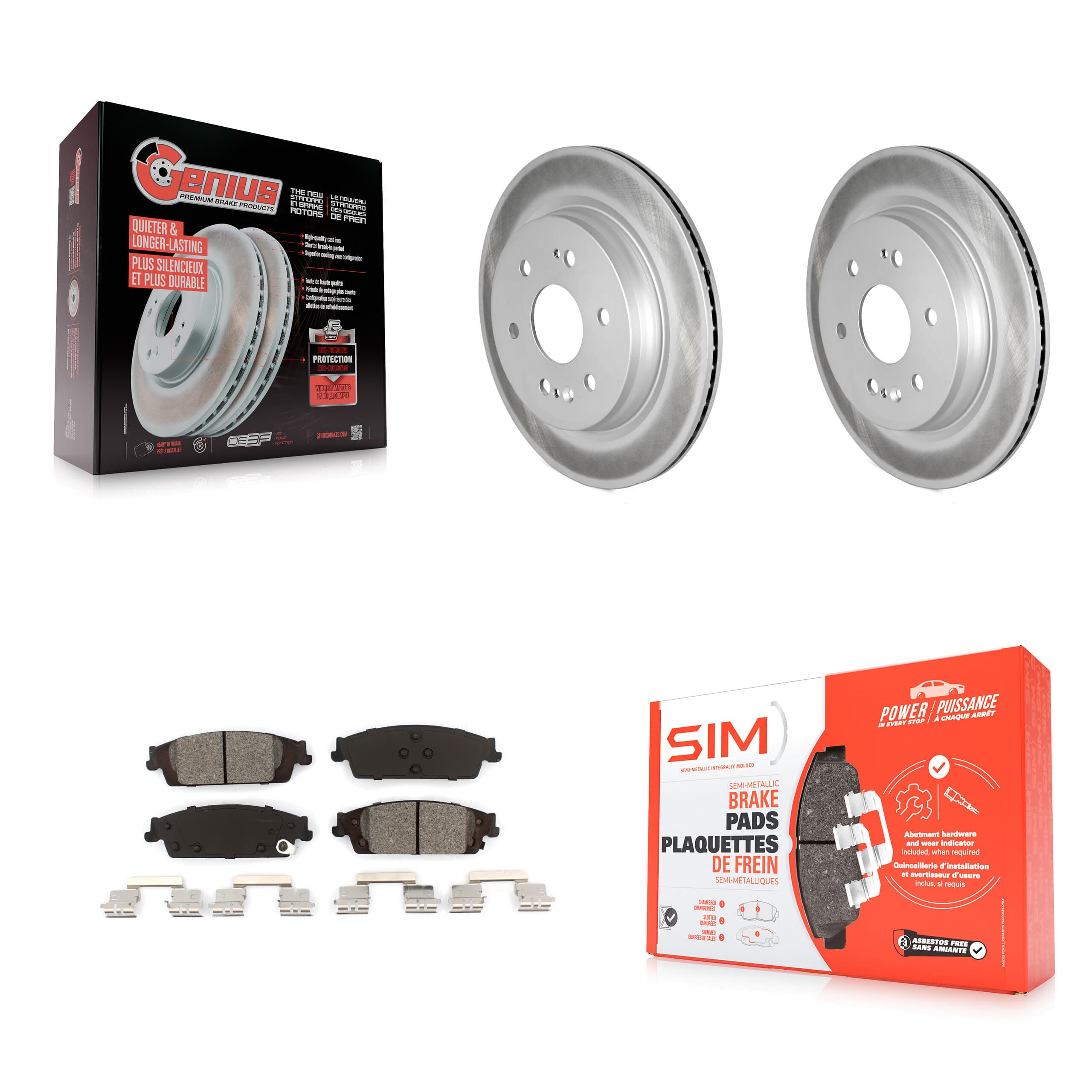 Transit Auto - KGS-102238 - Rear Disc Brake Kits image 1