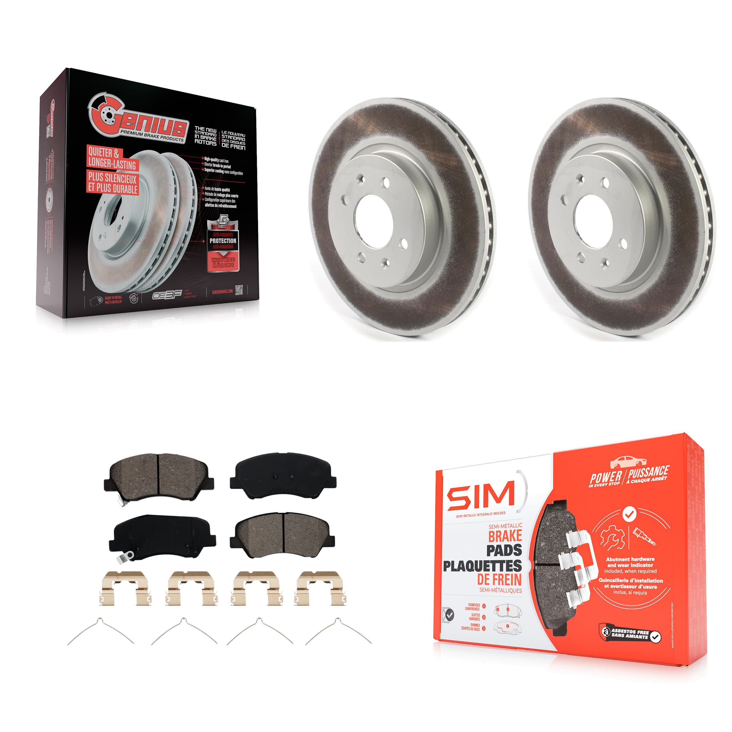 Transit Auto - KGS-102240 - Front Disc Brake Kits image 1