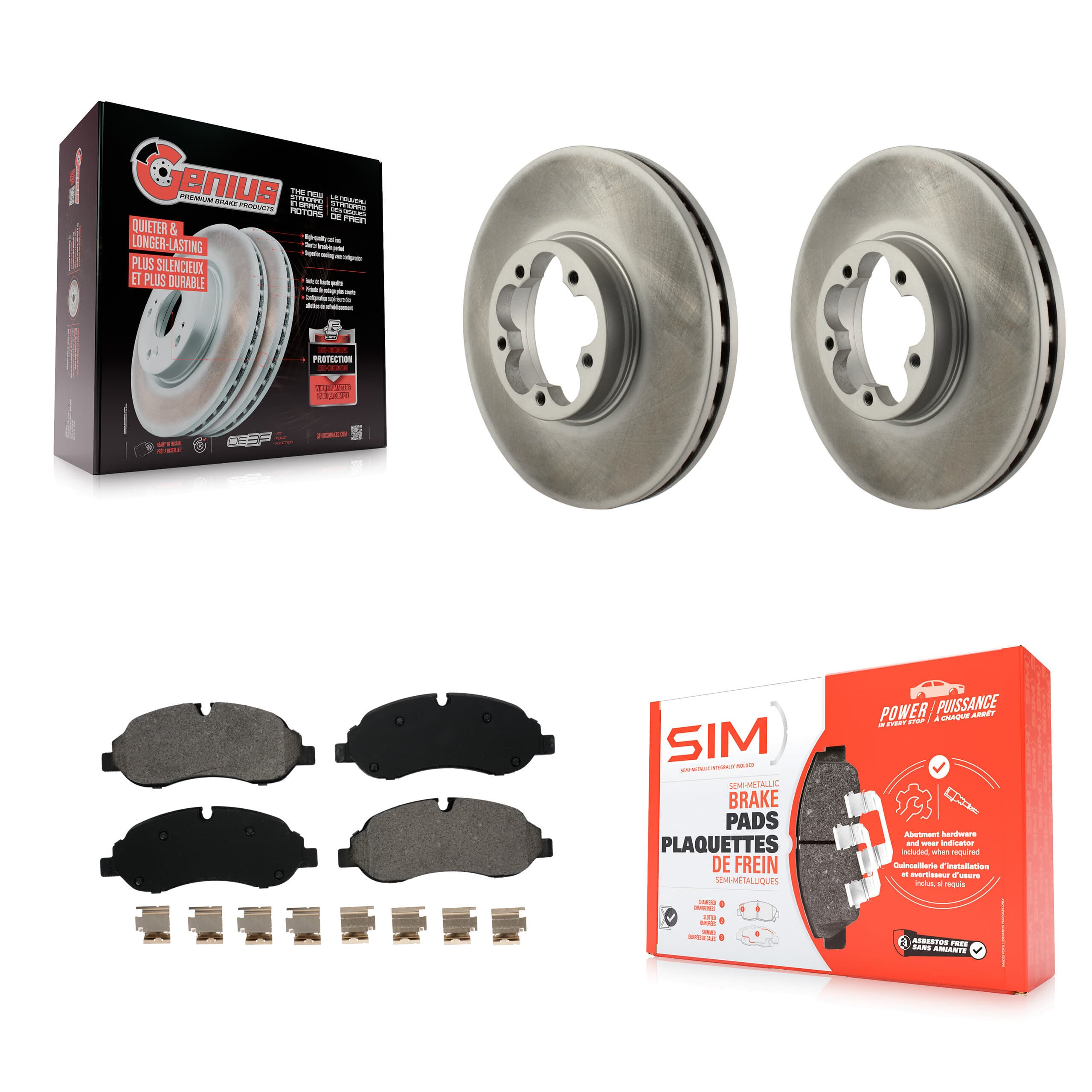 Transit Auto - KGS-102248 - Front Disc Brake Kits image 1