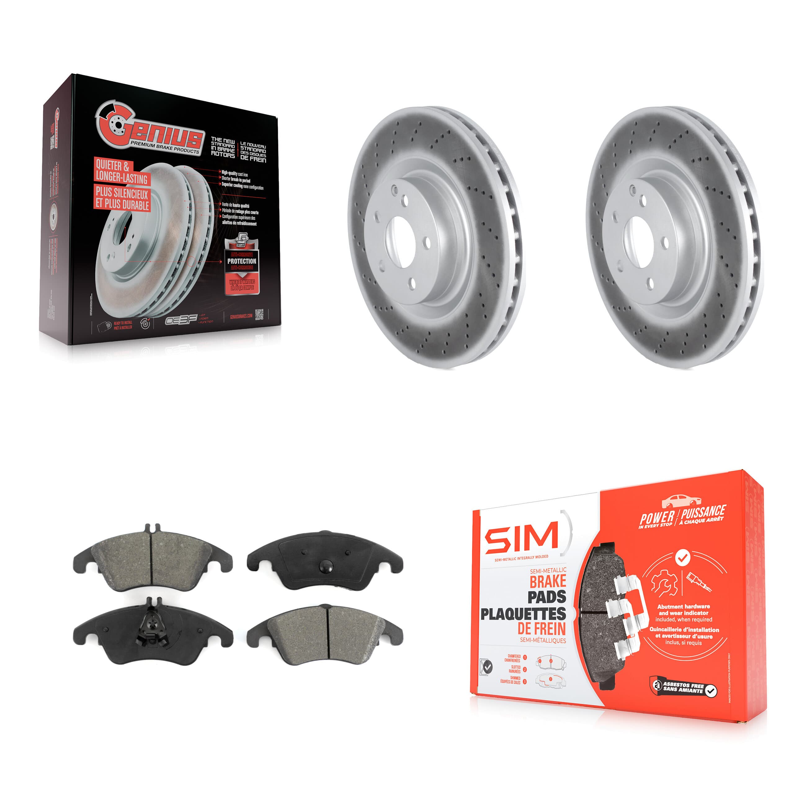 Transit Auto - KGS-102252 - Front Disc Brake Kits image 1