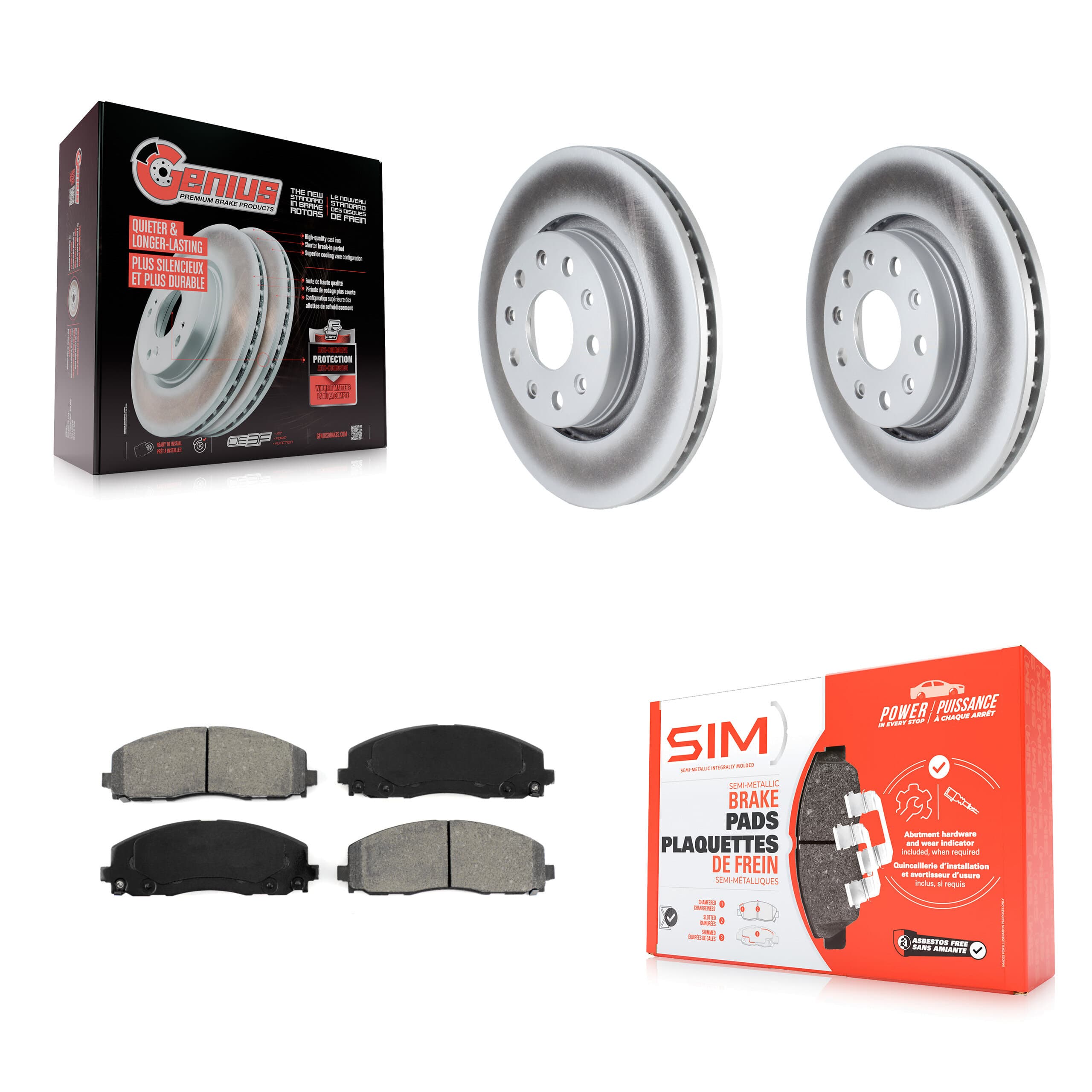 Transit Auto - KGS-102257 - Front Disc Brake Kits image 1