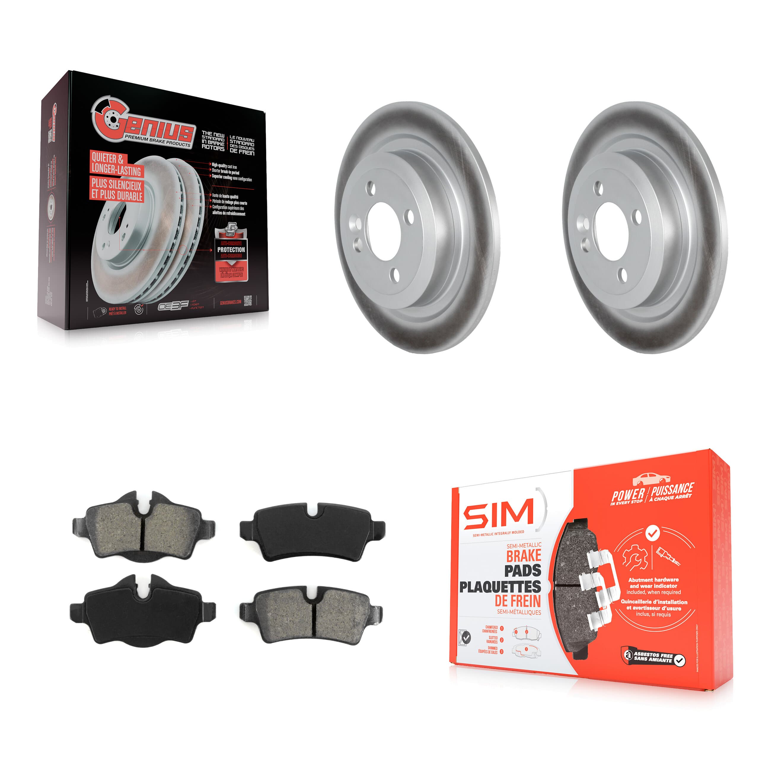 Transit Auto - KGS-102299 - Rear Disc Brake Kits image 1