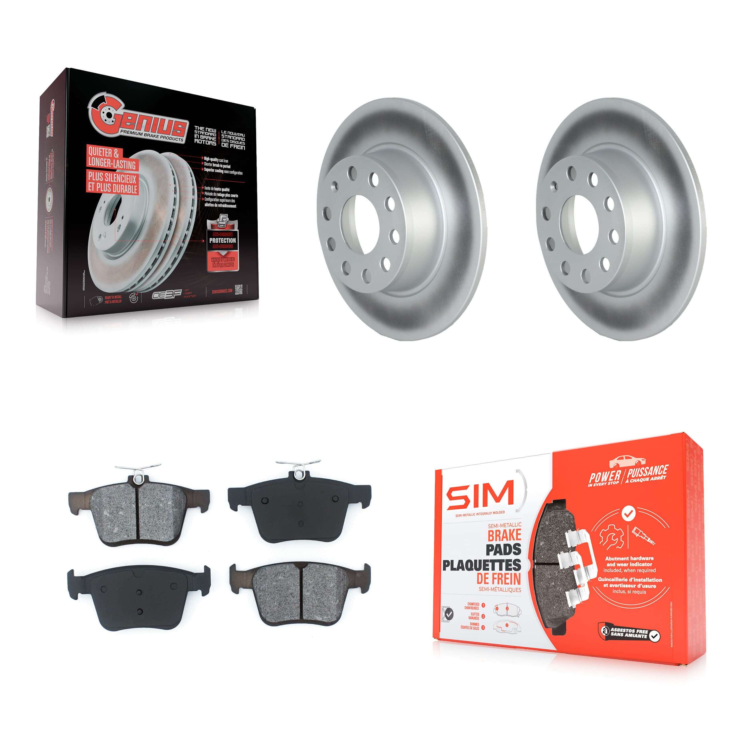 Transit Auto - KGS-102305 - Rear Disc Brake Kits image 1