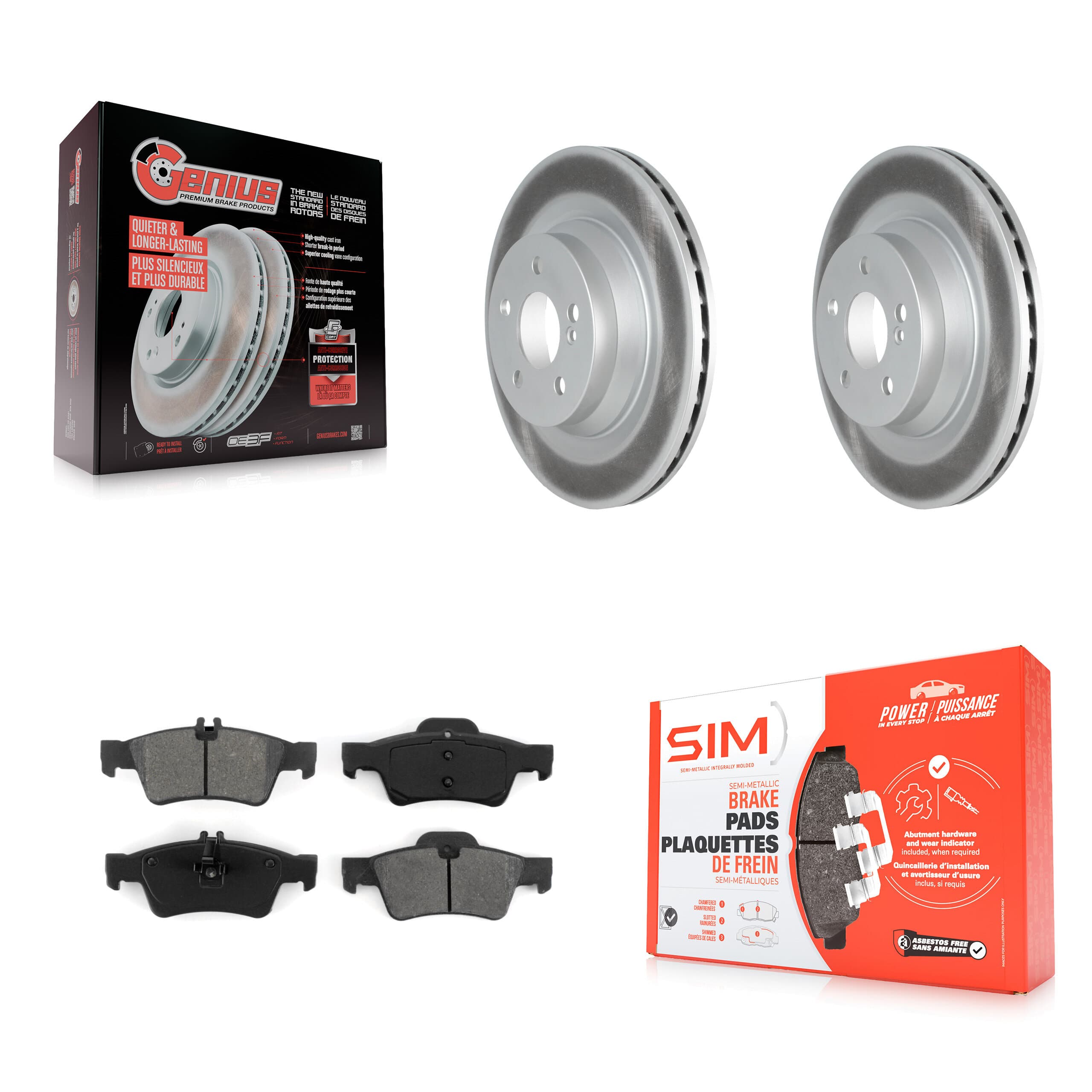 Transit Auto - KGS-102318 - Rear Disc Brake Kits image 1