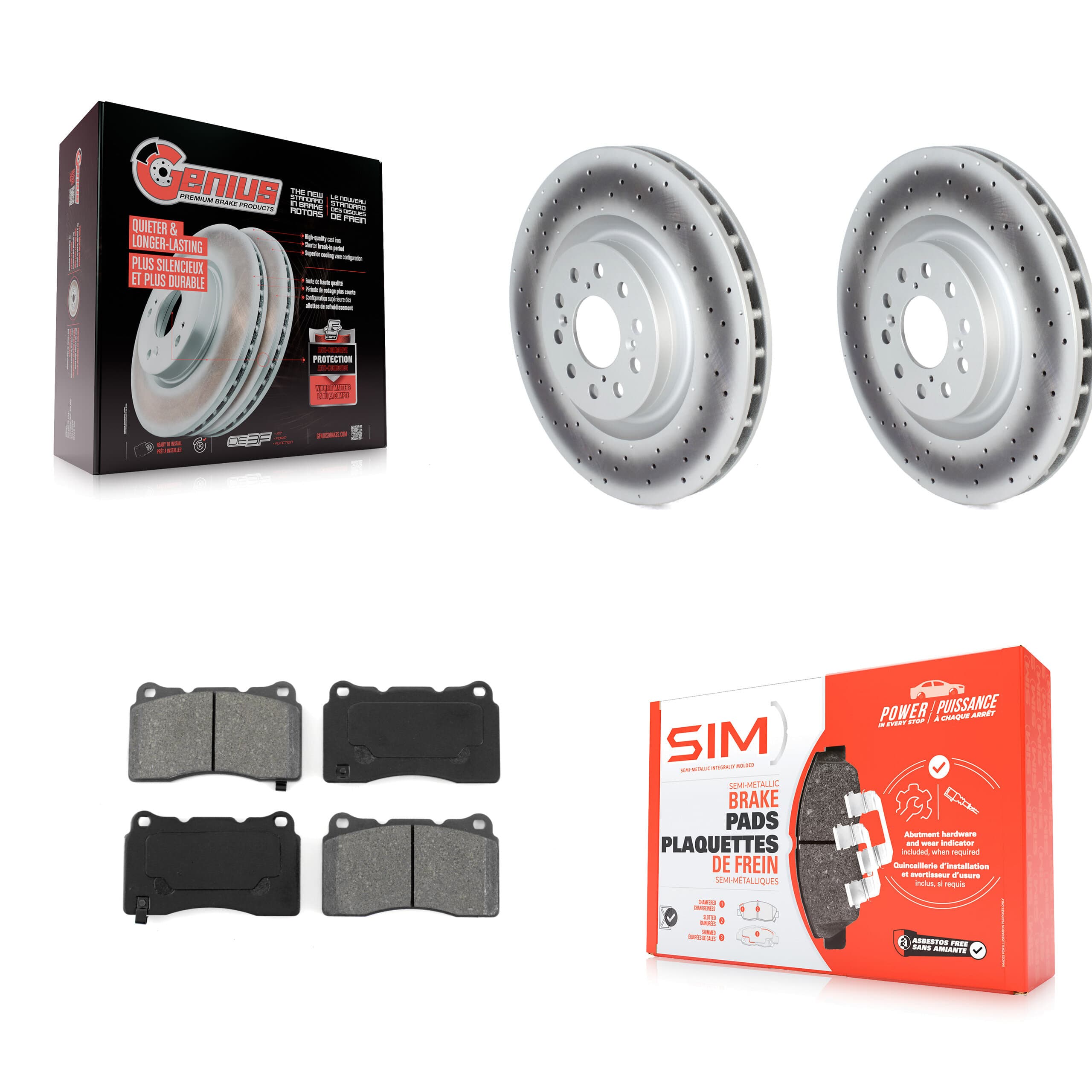 Transit Auto - KGS-102326 - Front Disc Brake Kits image 1