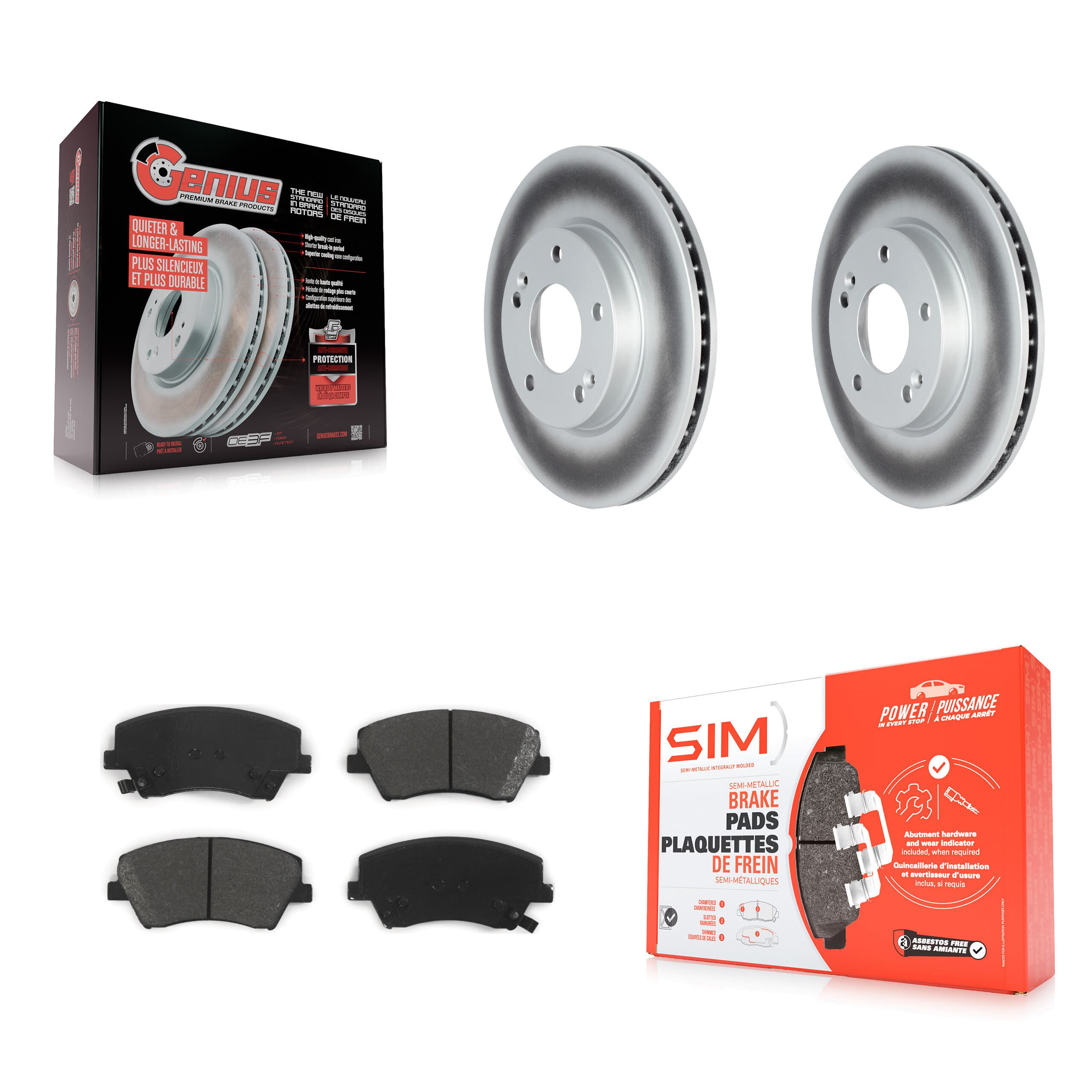 Transit Auto - KGS-102328 - Front Disc Brake Kits image 1
