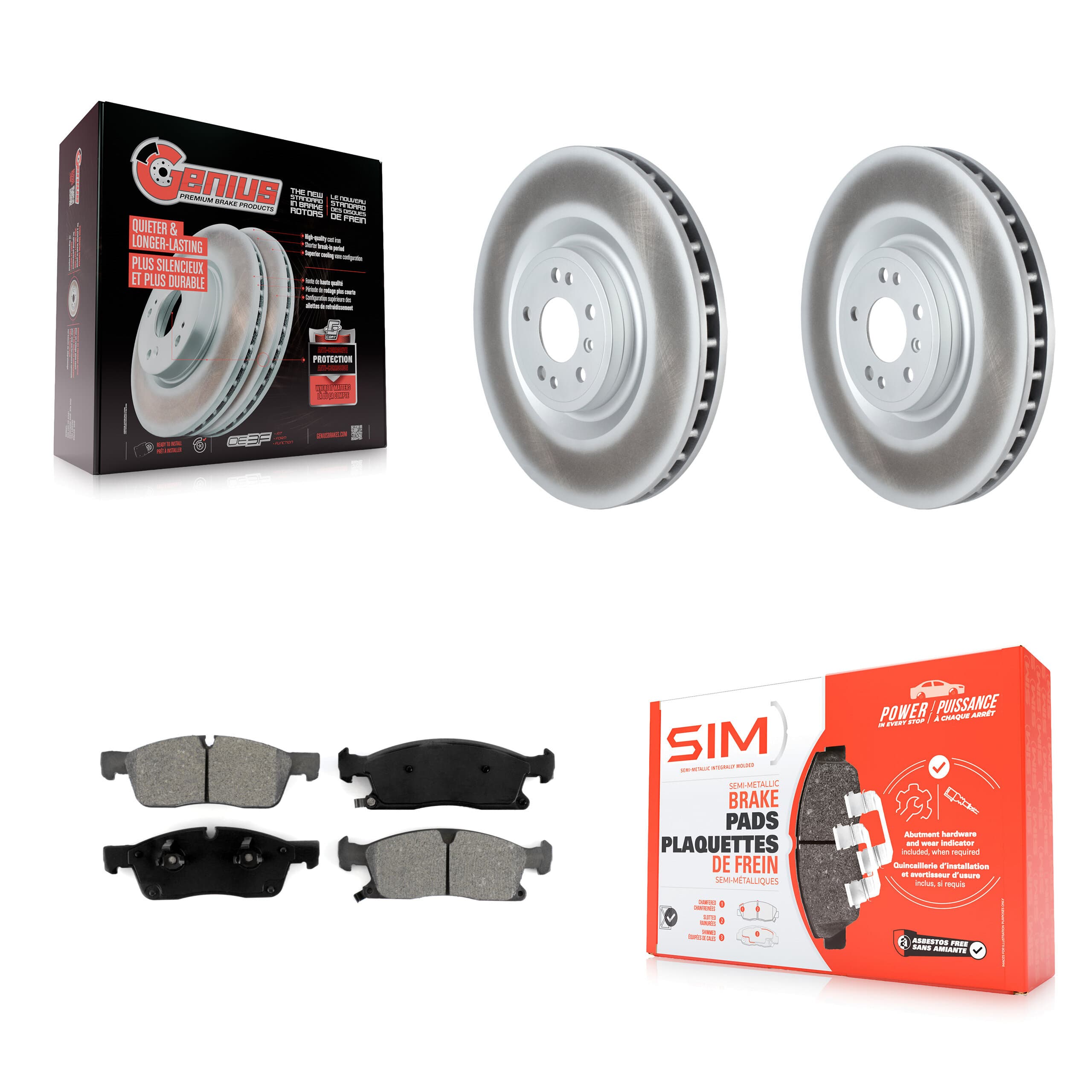 Transit Auto - KGS-102333 - Front Disc Brake Kits image 1