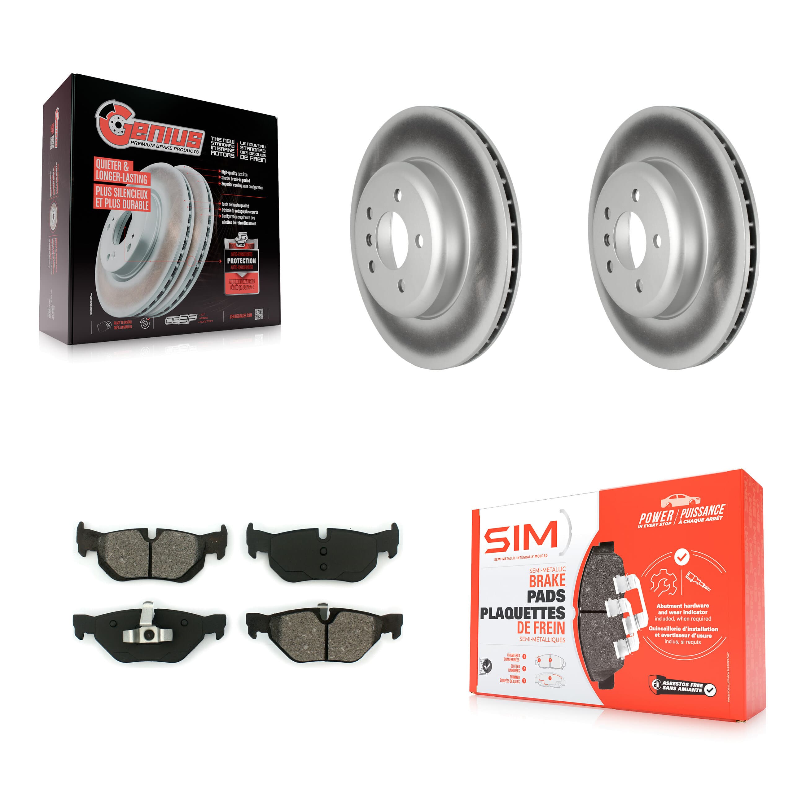 Transit Auto - KGS-102358 - Rear Disc Brake Kits image 1