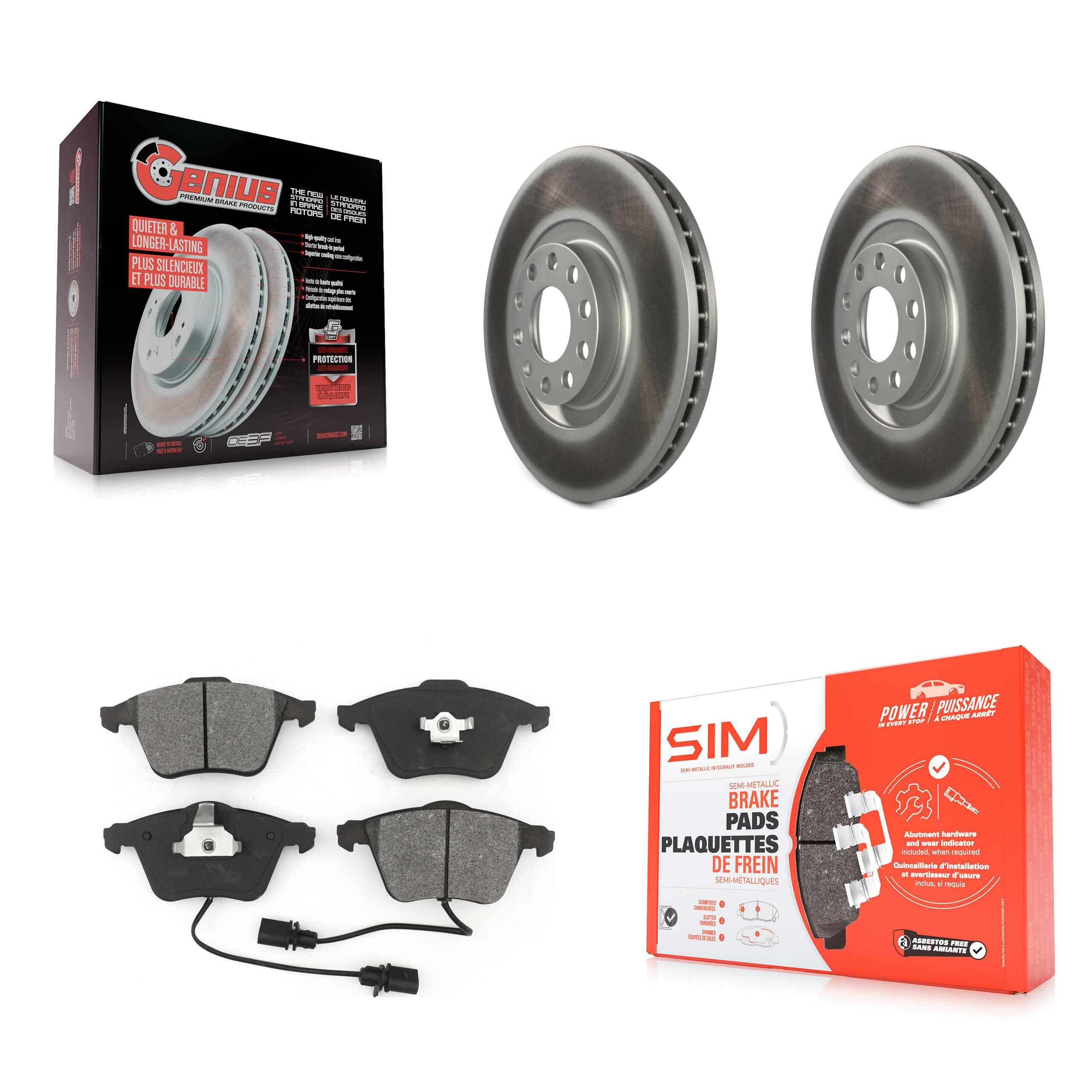 Transit Auto - KGS-102372 - Front Disc Brake Kits image 1