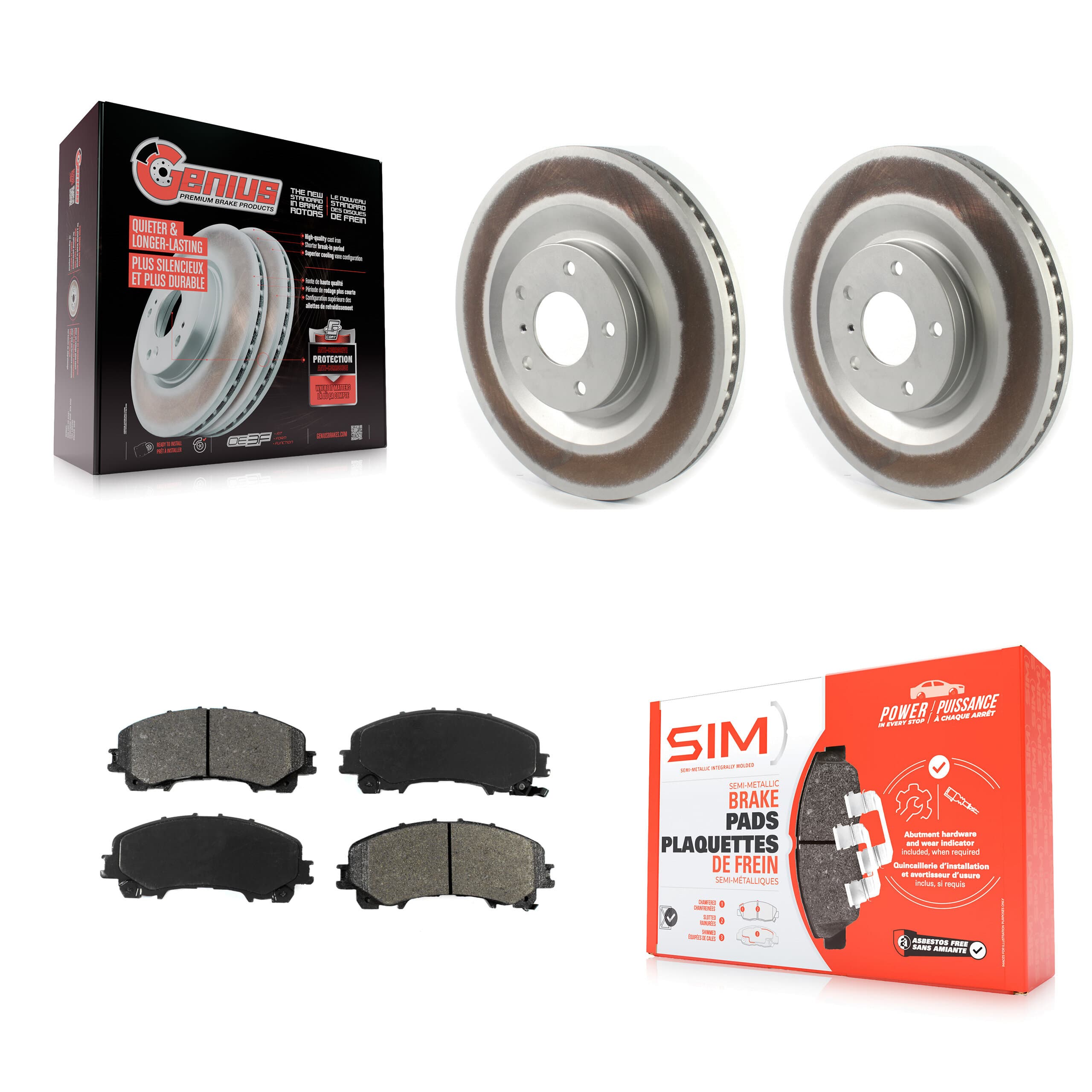 Transit Auto - KGS-102381 - Front Disc Brake Kits image 1