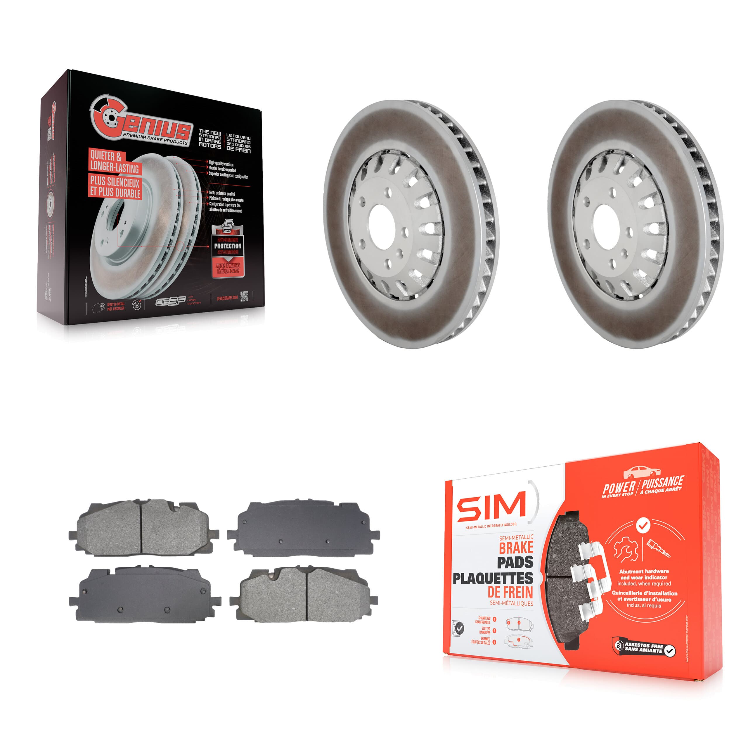 Transit Auto - KGS-102508 - Front Disc Brake Kits image 1