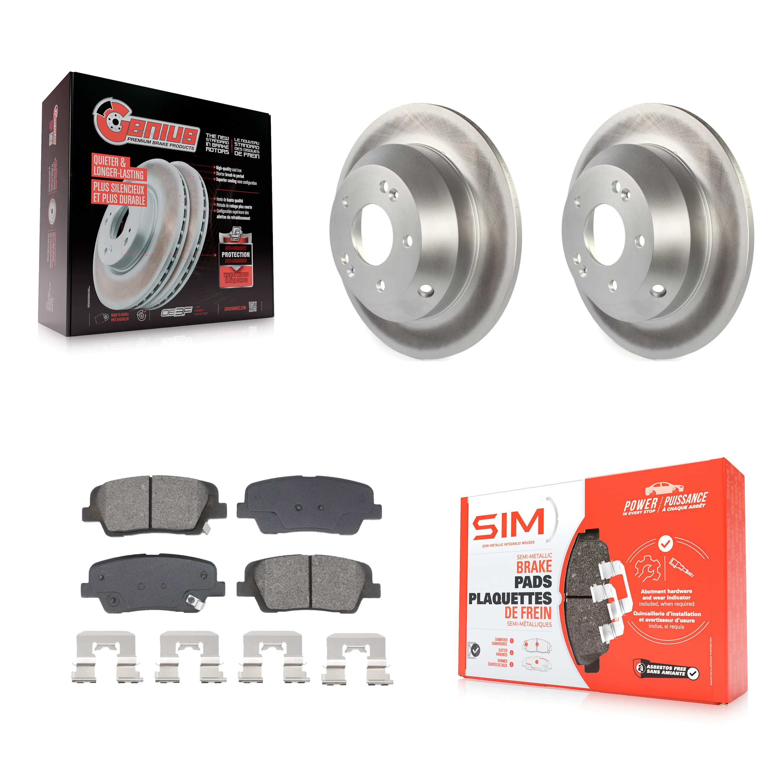 Transit Auto - KGS-102515 - Rear Disc Brake Kits image 1
