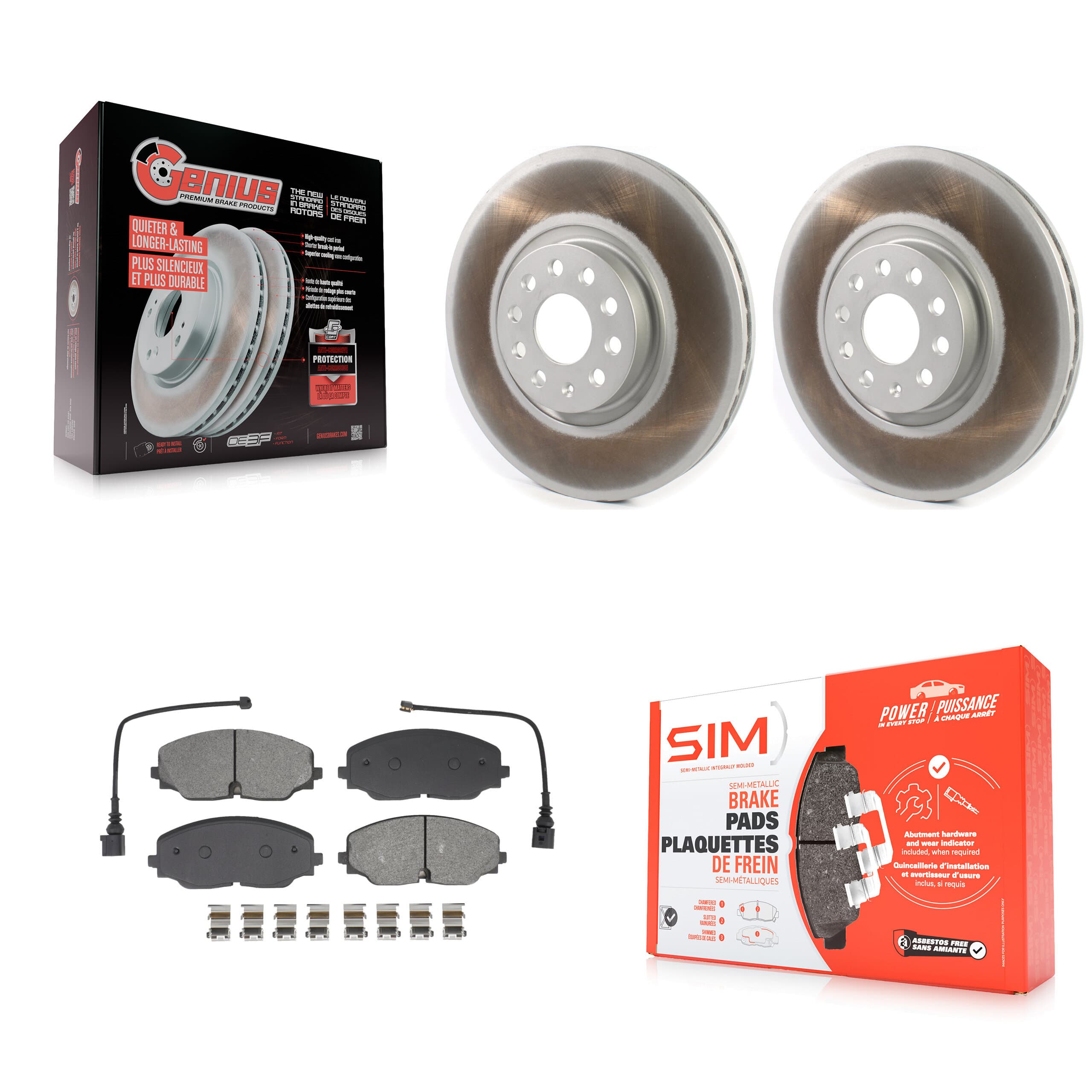 Transit Auto - KGS-102622 - Front Disc Brake Kits image 1