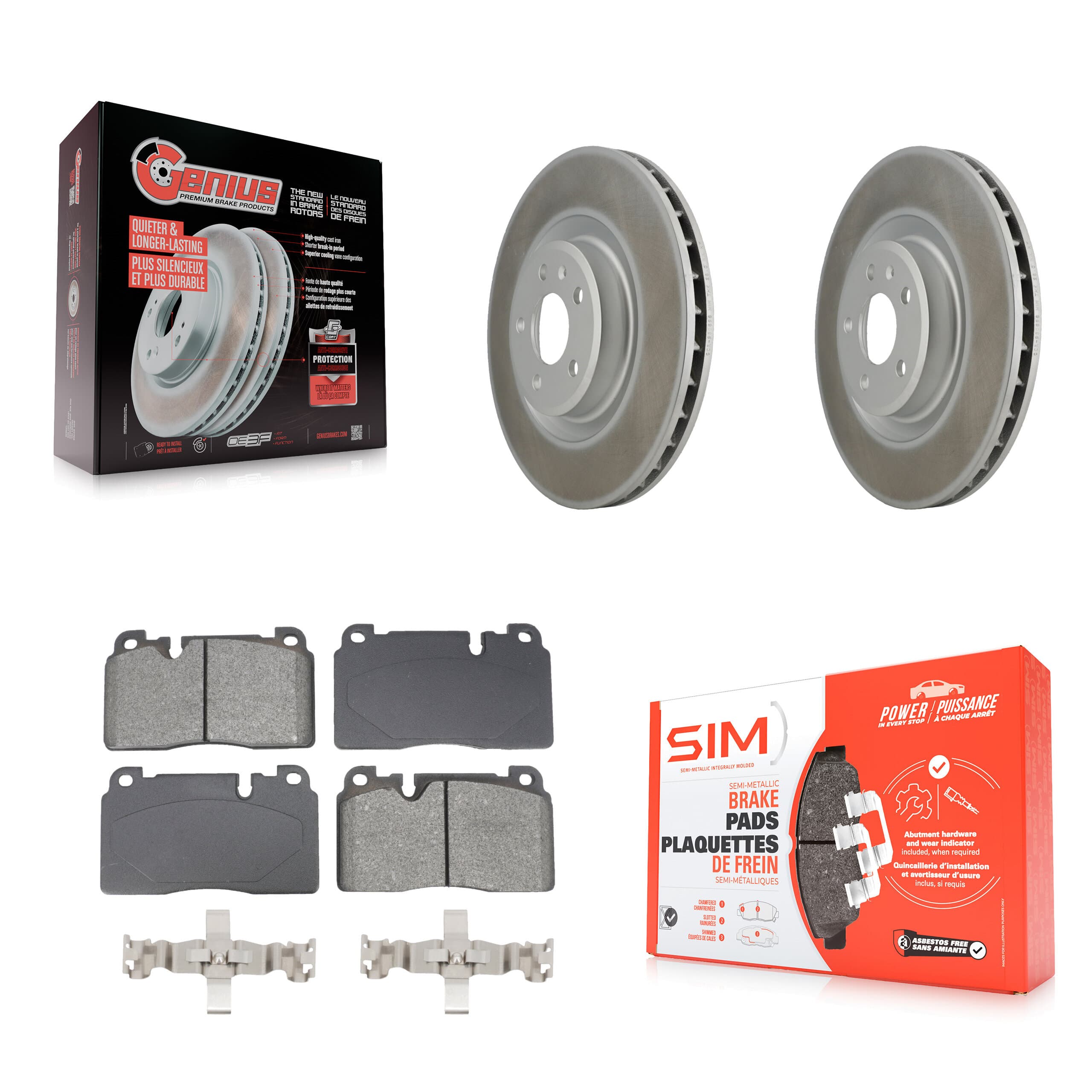 Transit Auto - KGS-102627 - Front Disc Brake Kits image 1