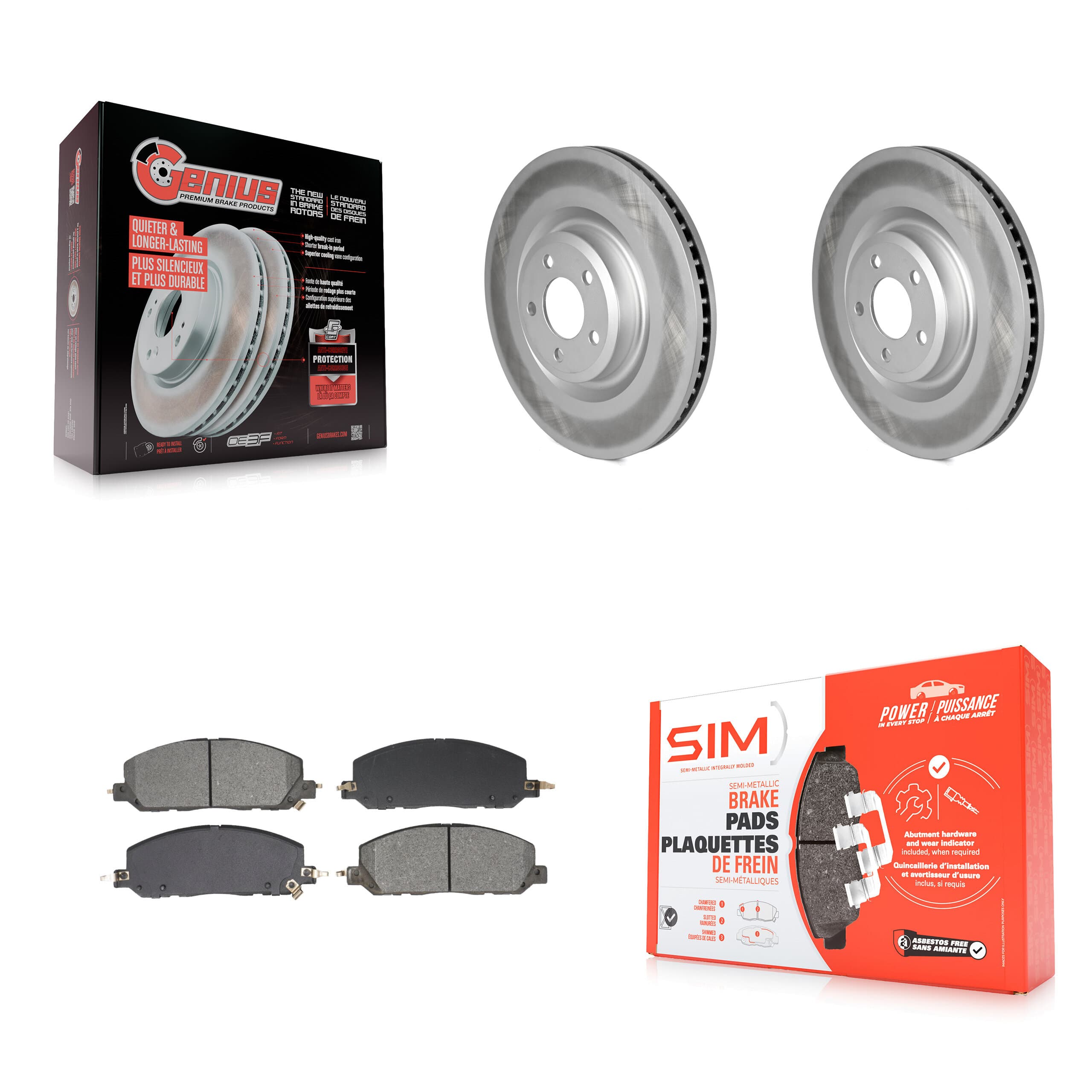 Transit Auto - KGS-102647 - Front Disc Brake Kits image 1