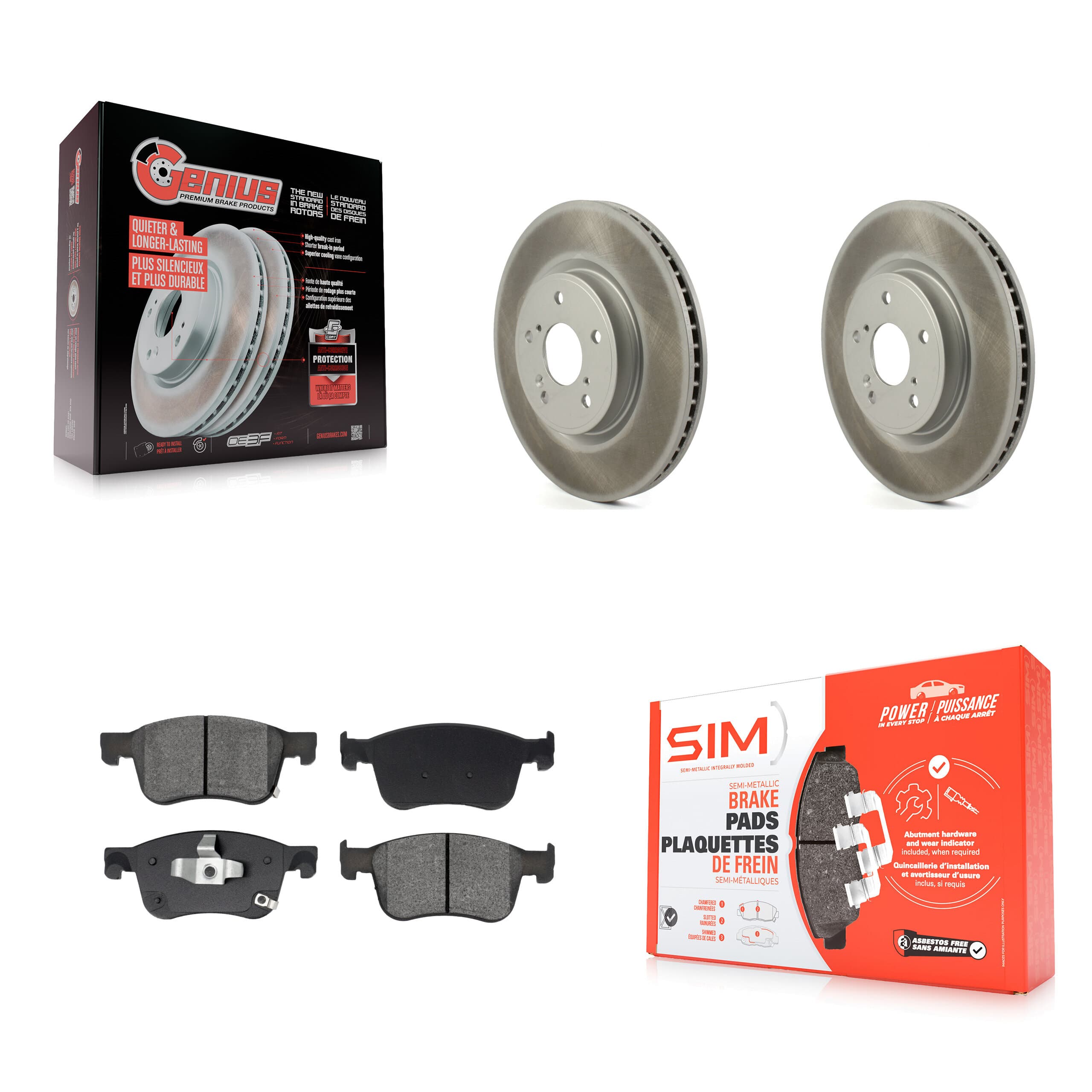 Transit Auto - KGS-102650 - Front Disc Brake Kits image 1