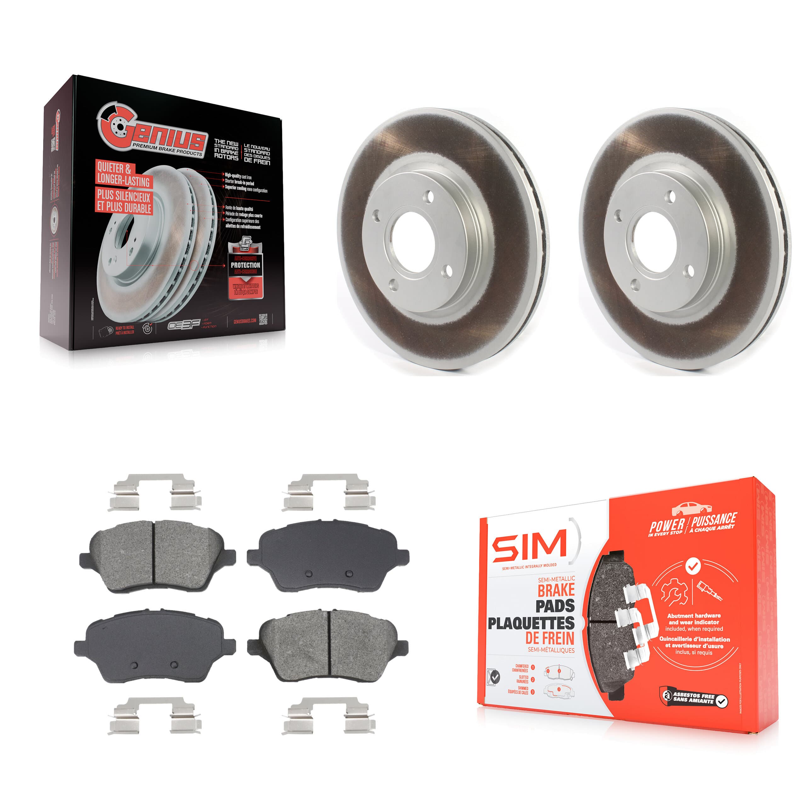 Transit Auto - KGS-102661 - Front Disc Brake Kits image 1