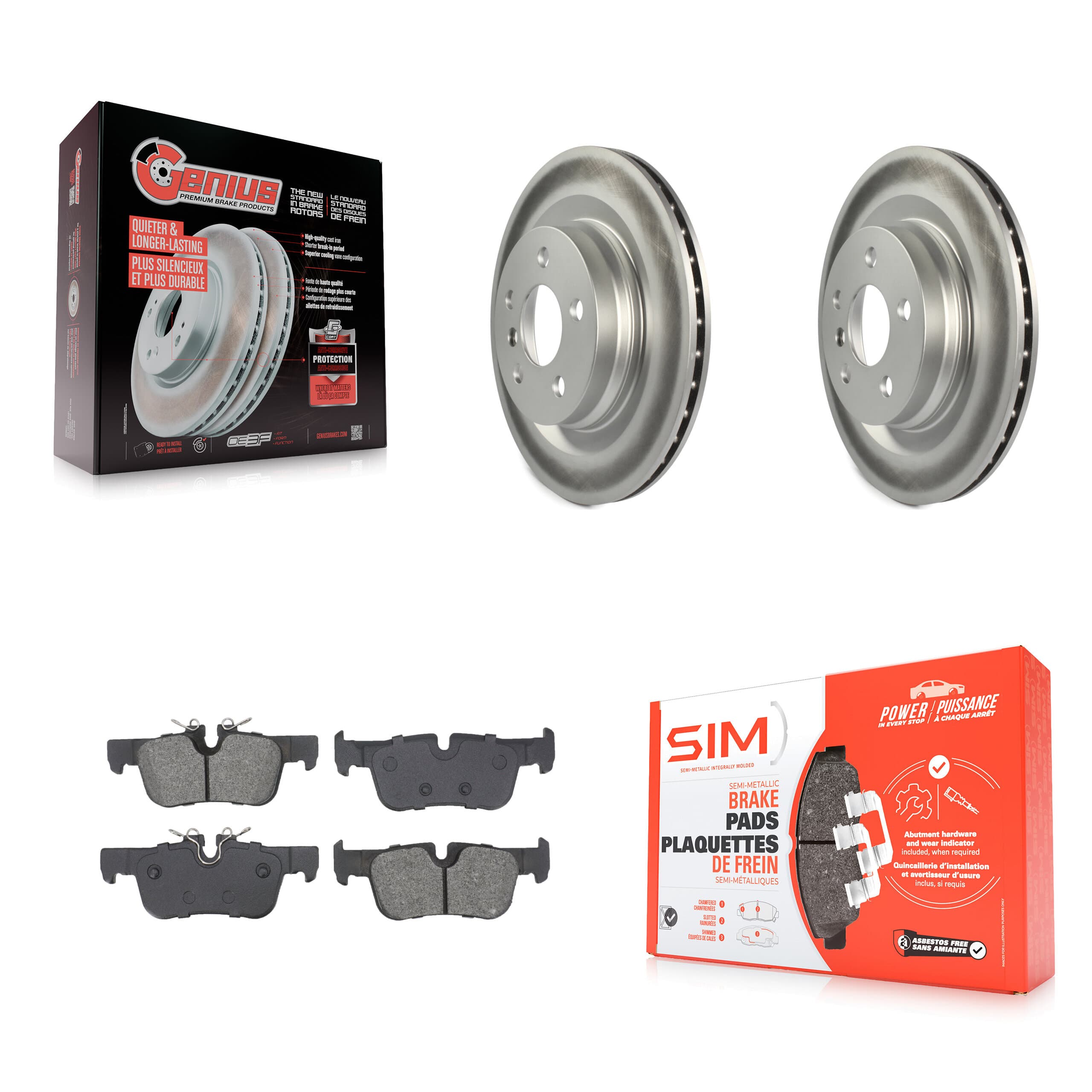 Transit Auto - KGS-102695 - Rear Disc Brake Kits image 1