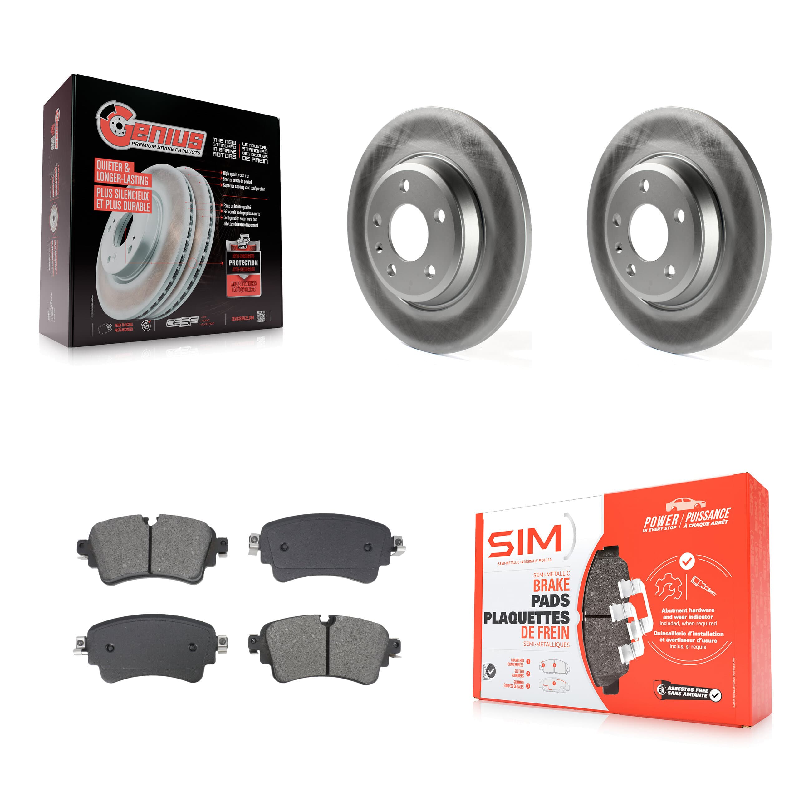 Transit Auto - KGS-102698 - Rear Disc Brake Kits image 1