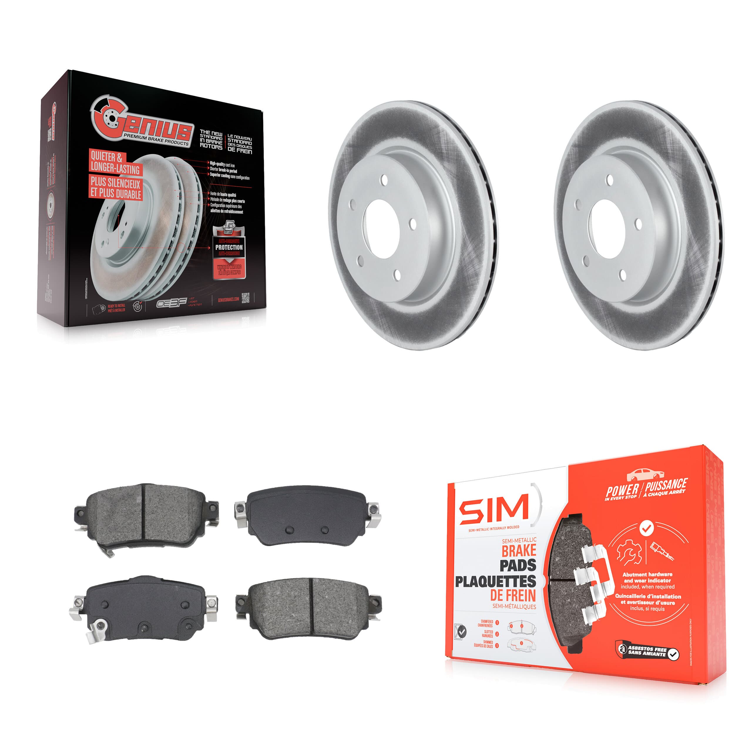 Transit Auto - KGS-102700 - Rear Disc Brake Kits image 1