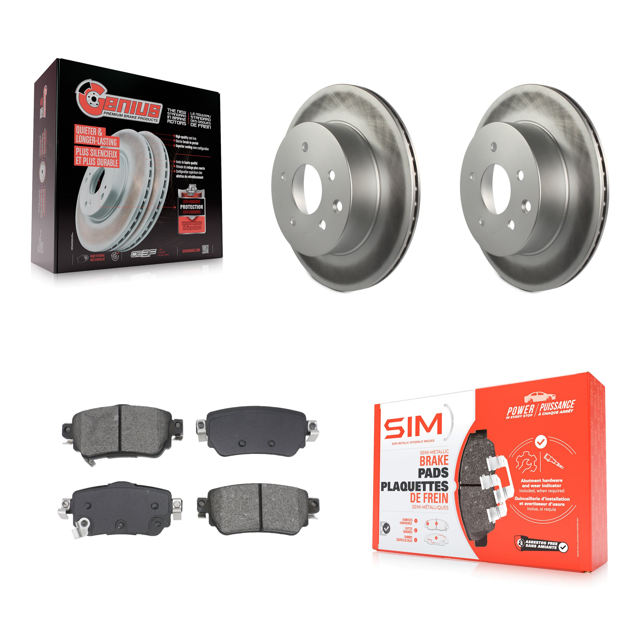 Transit Auto - KGS-102701 - Rear Disc Brake Kits image 1