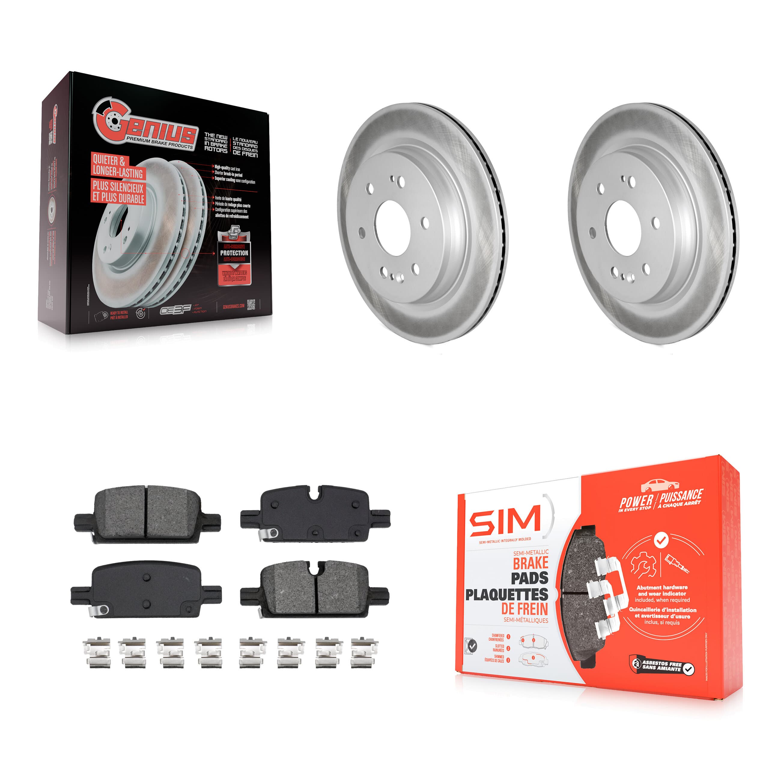 Transit Auto - KGS-102708 - Rear Disc Brake Kits image 1