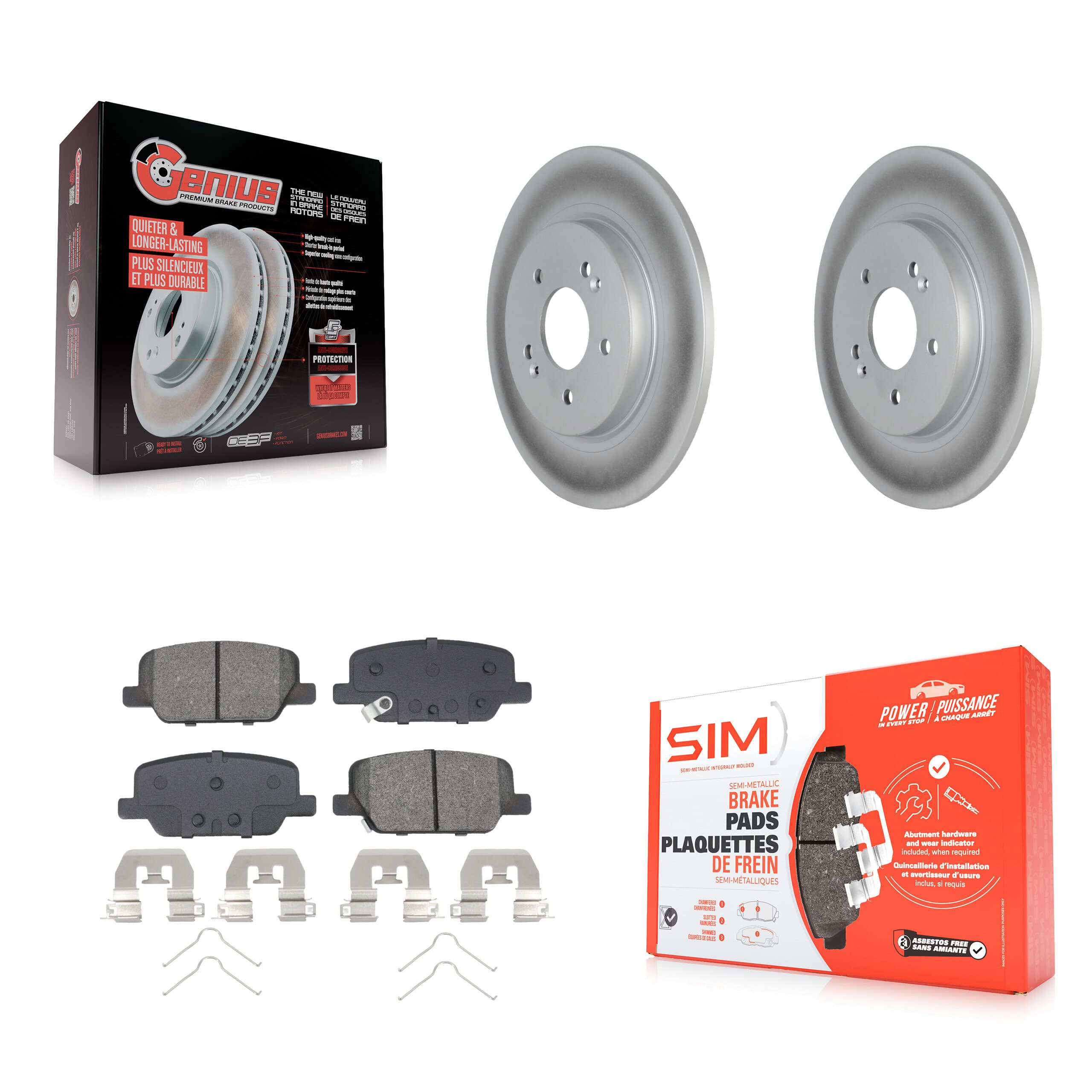 Transit Auto - KGS-102711 - Rear Disc Brake Kits image 1