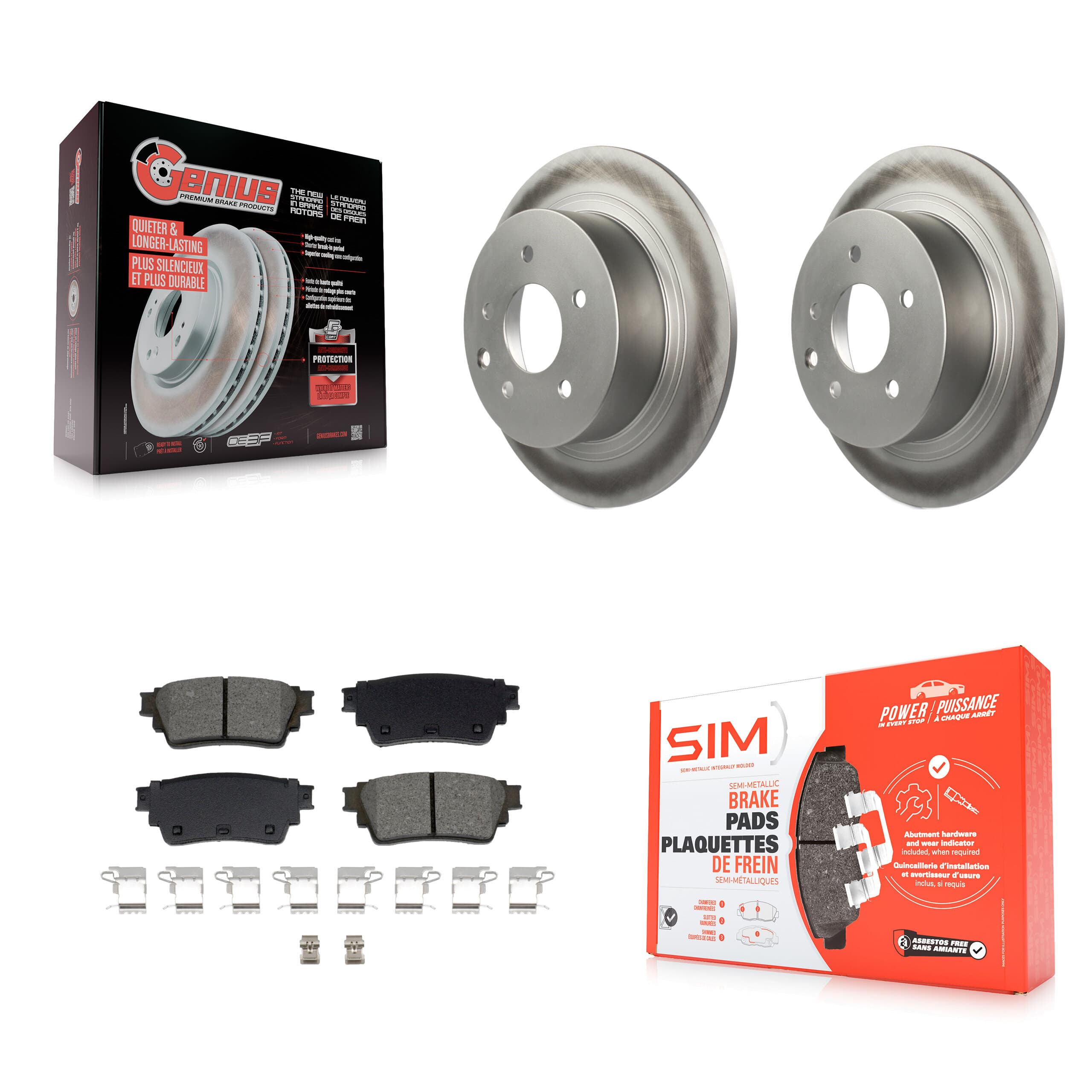Transit Auto - KGS-102713 - Rear Disc Brake Kits image 1