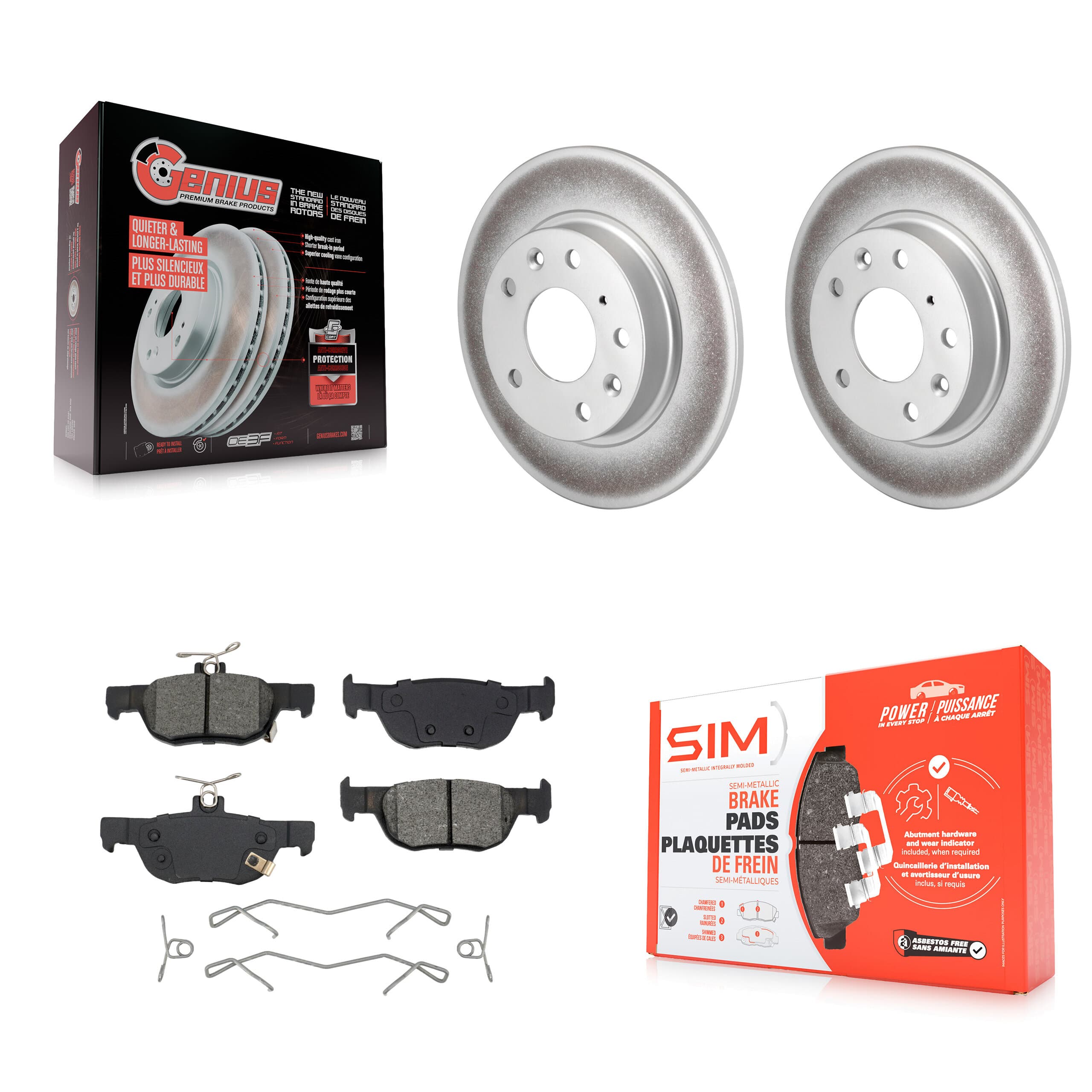 Transit Auto - KGS-102716 - Rear Disc Brake Kits image 1