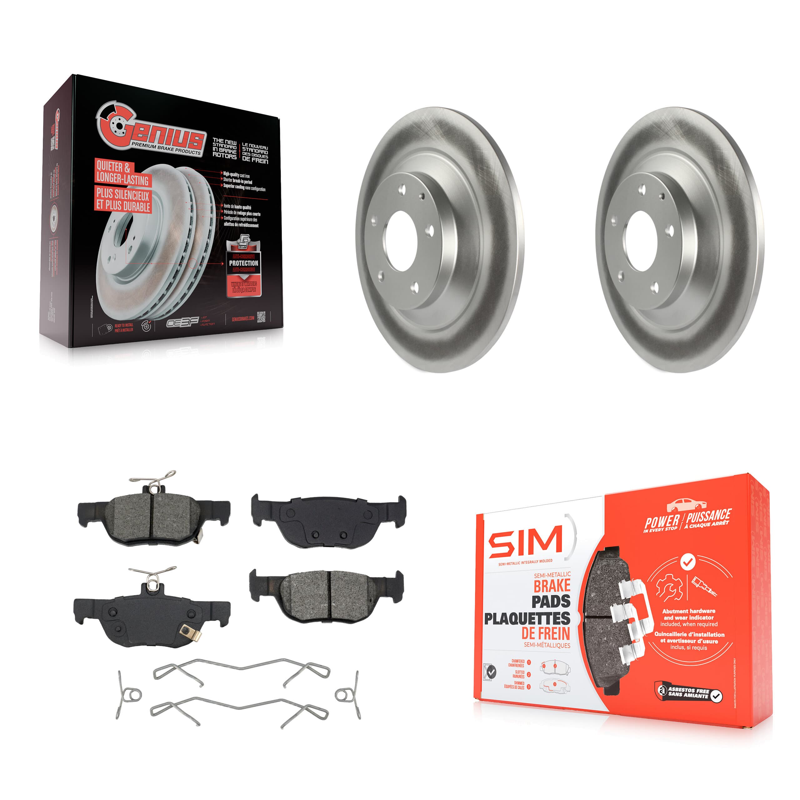 Transit Auto - KGS-102717 - Rear Disc Brake Kits image 1