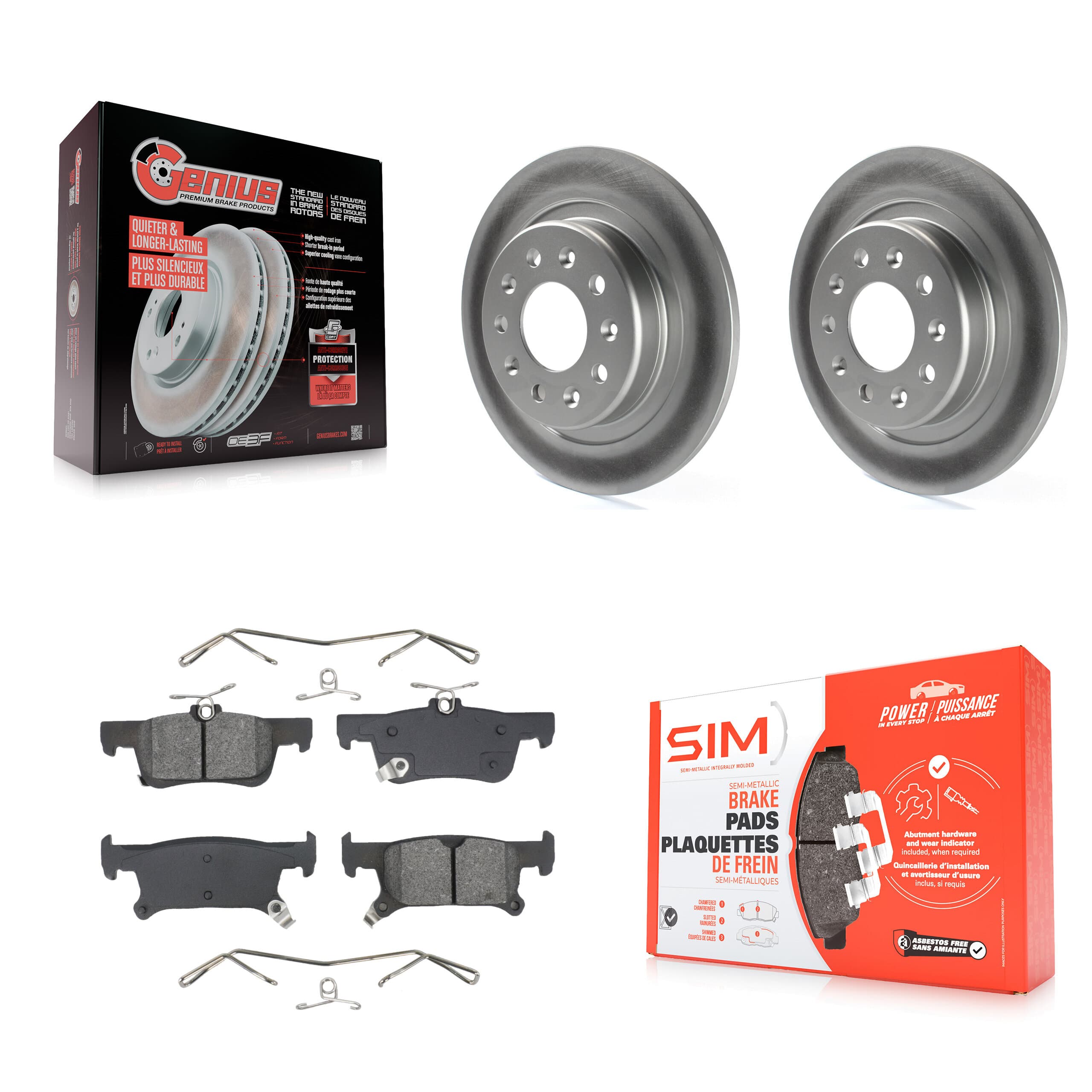 Transit Auto - KGS-102735 - Rear Disc Brake Kits image 1