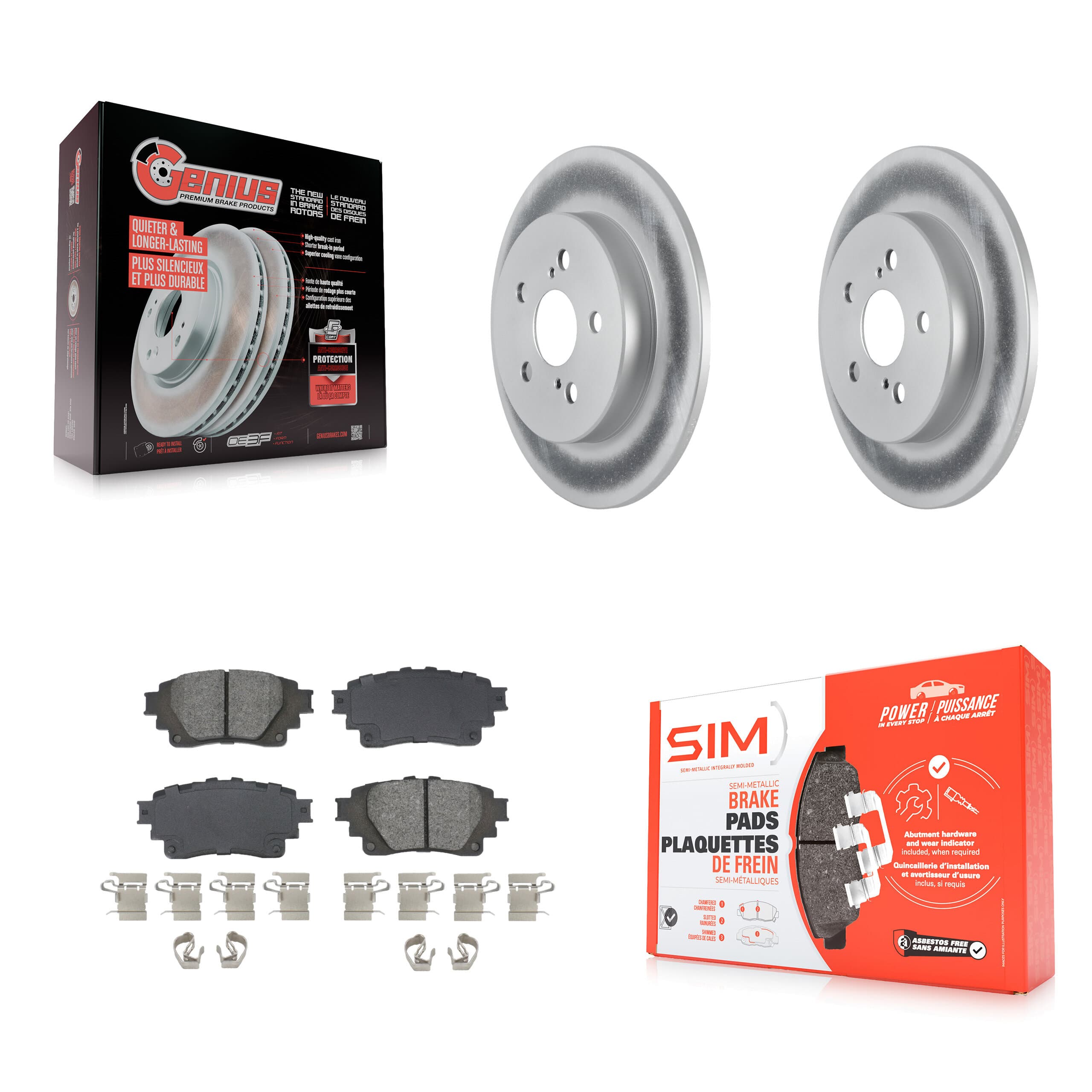 Transit Auto - KGS-102738 - Rear Disc Brake Kits image 1