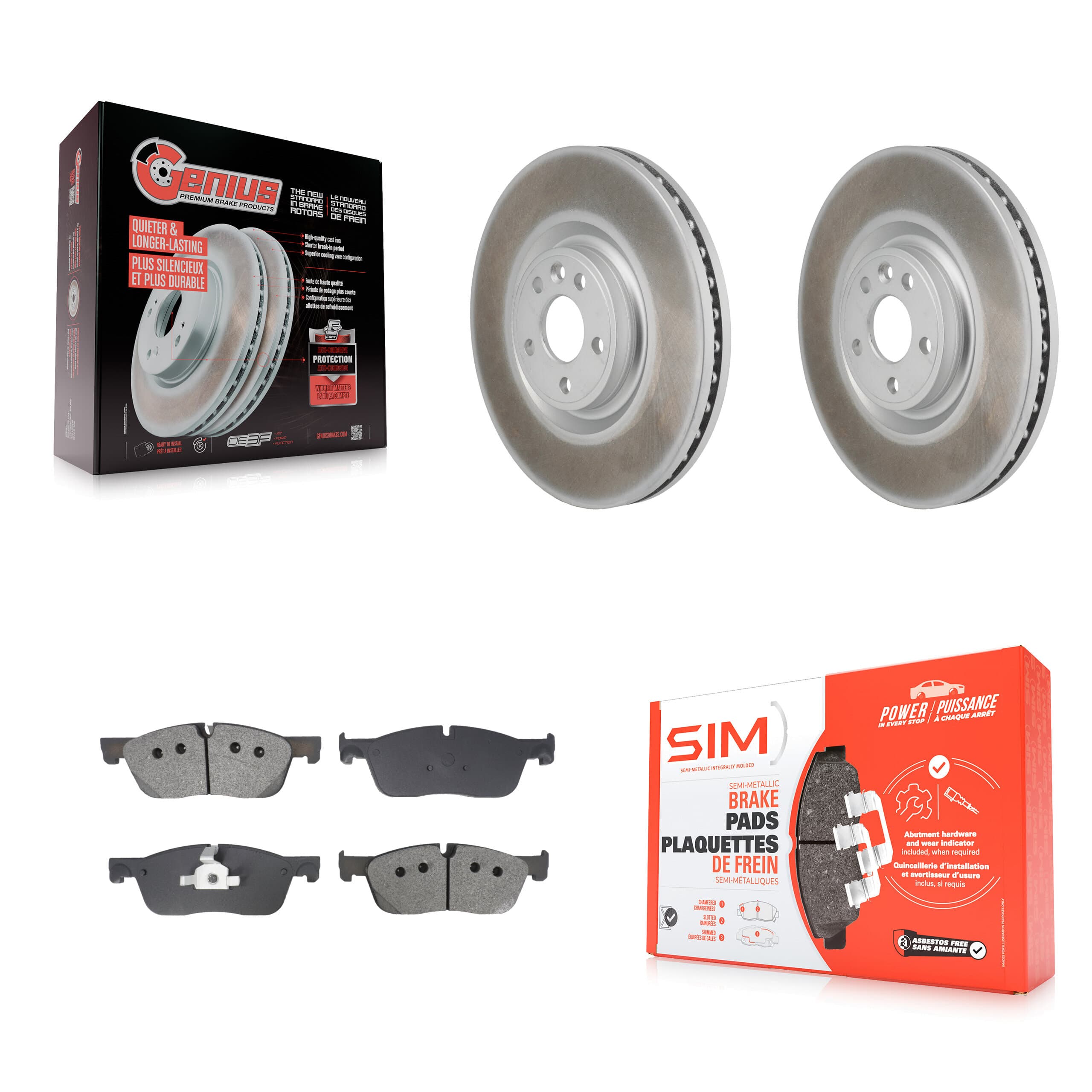 Transit Auto - KGS-102809 - Front Disc Brake Kits image 1