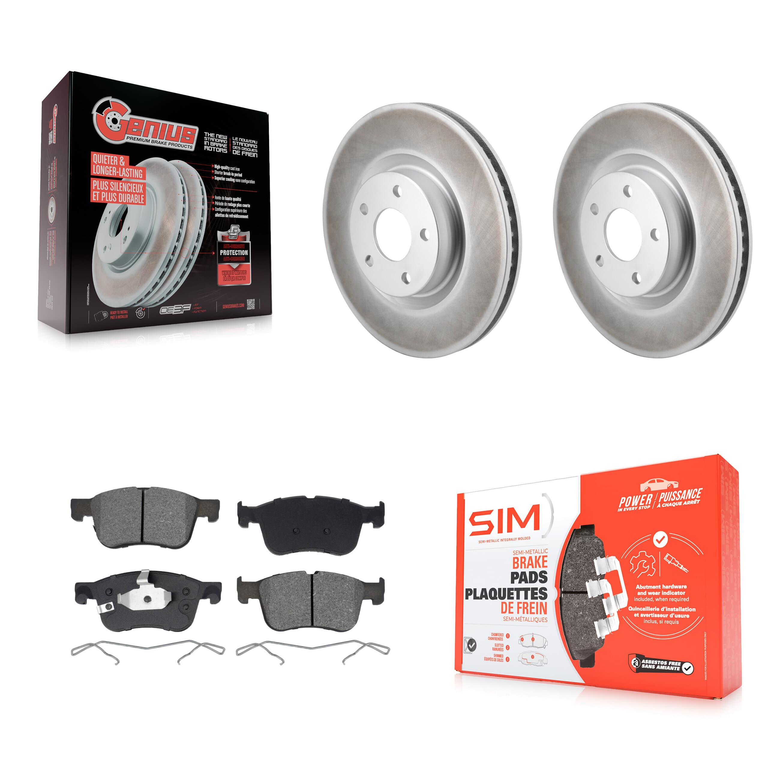 Transit Auto - KGS-102830 - Front Disc Brake Kits image 1