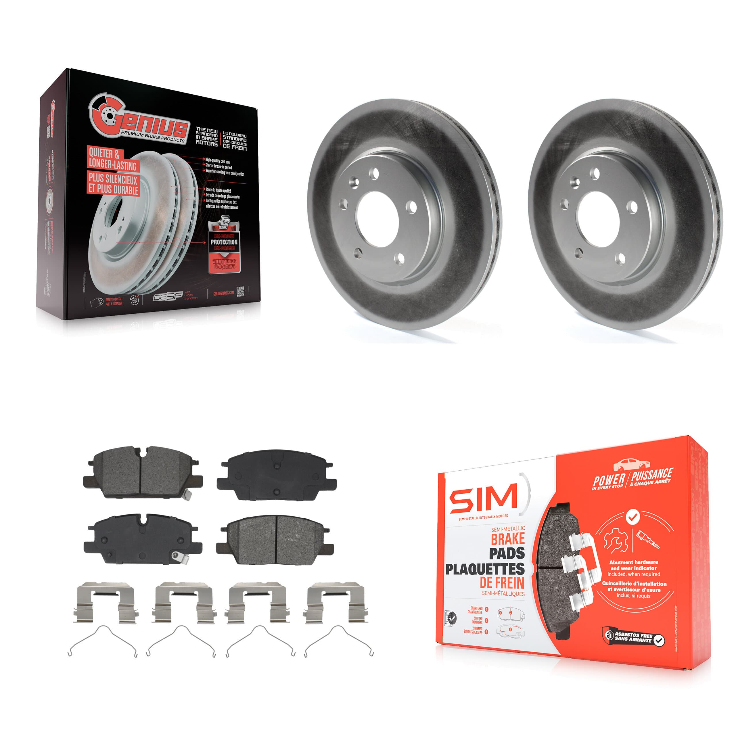 Transit Auto - KGS-102834 - Front Disc Brake Kits image 1