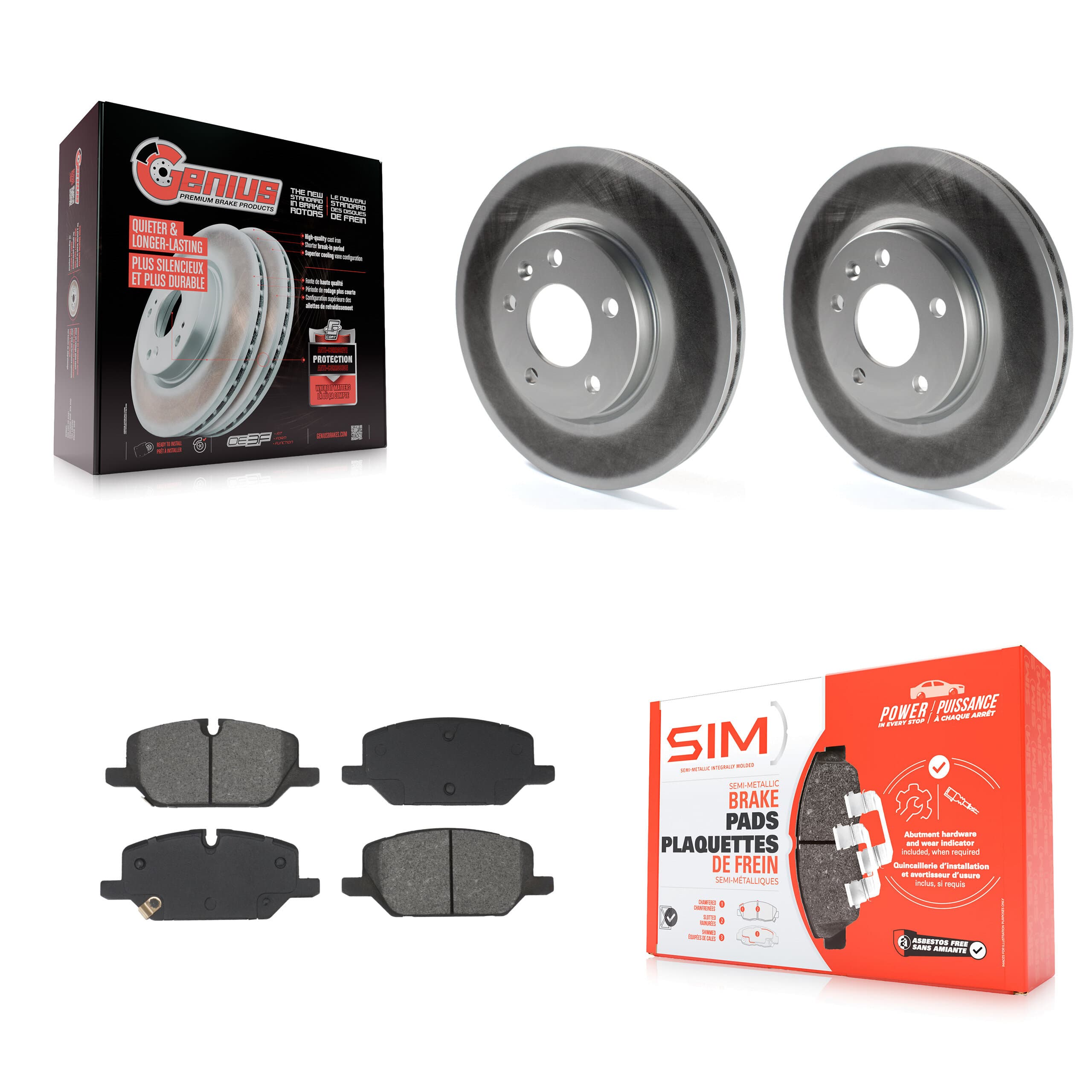 Transit Auto - KGS-102836 - Front Disc Brake Kits image 1