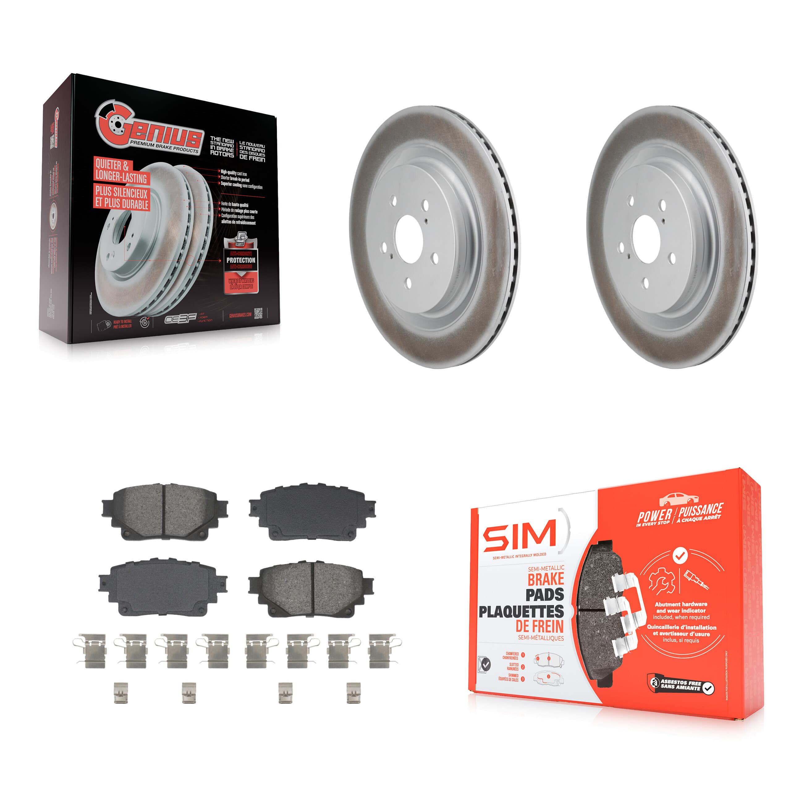 Transit Auto - KGS-102839 - Rear Disc Brake Kits image 1