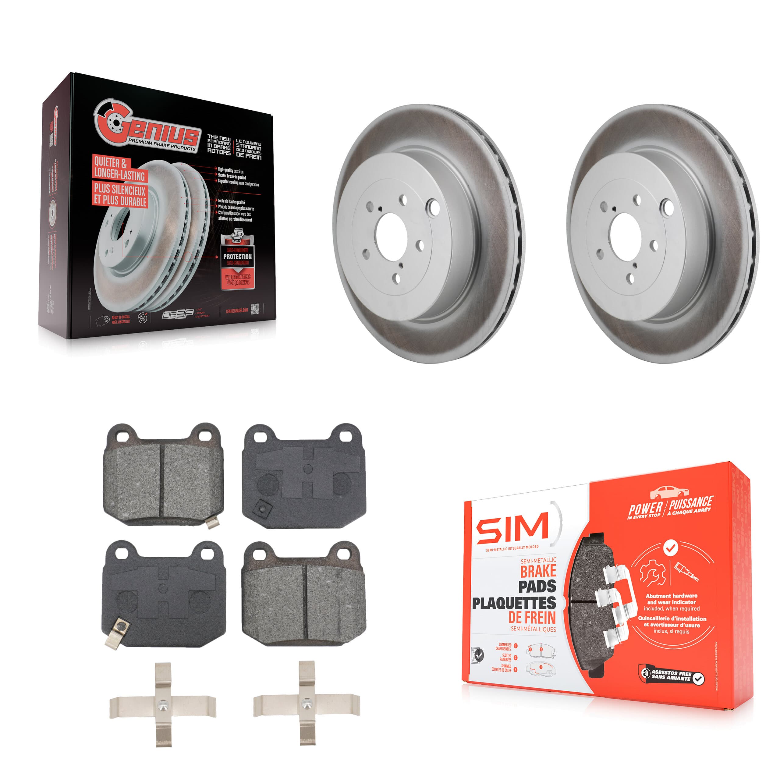 Transit Auto - KGS-102842 - Rear Disc Brake Kits image 1